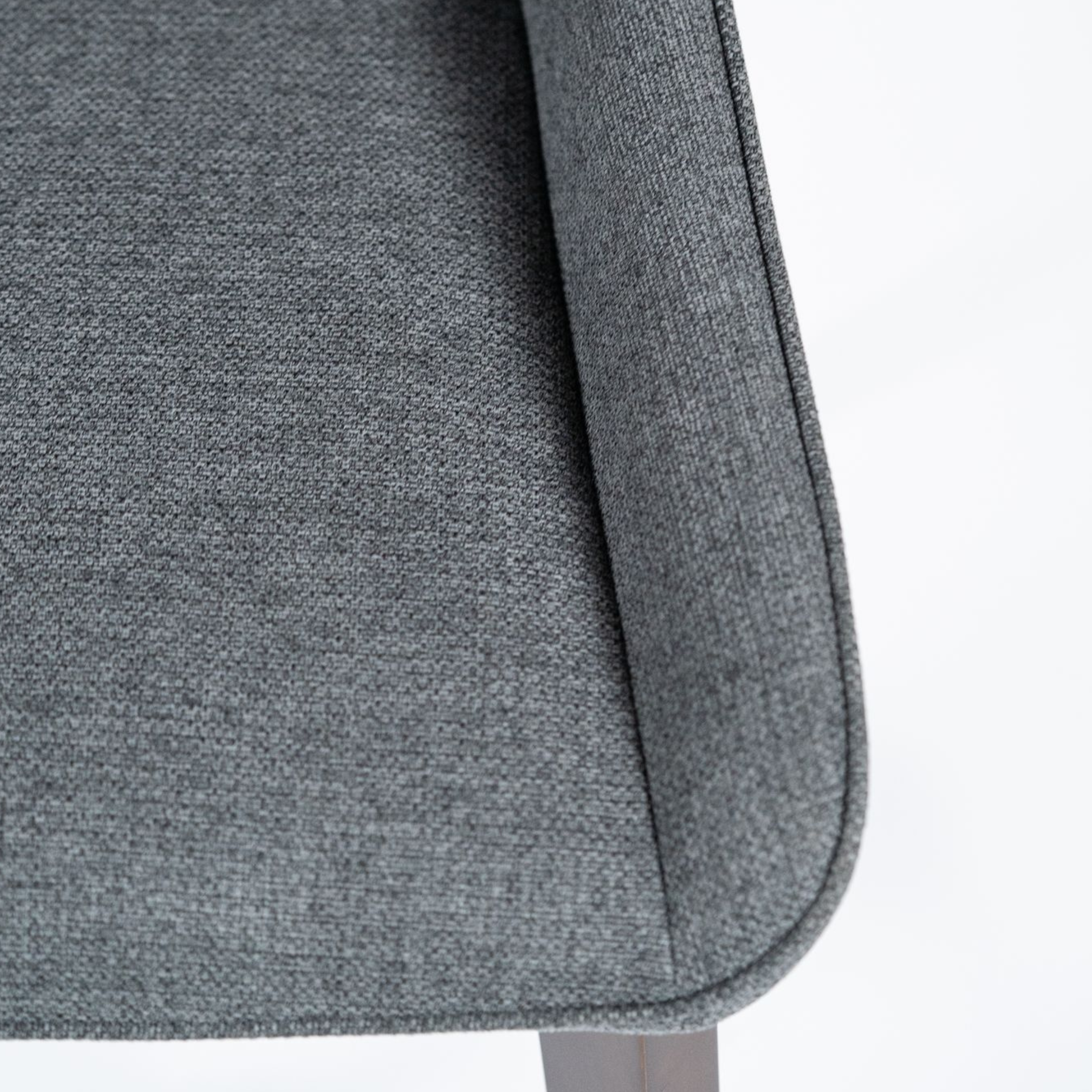 Set di sedie imbottite "Orchidea" da soggiorno moderne in tessuto cm 49,5x62 87h