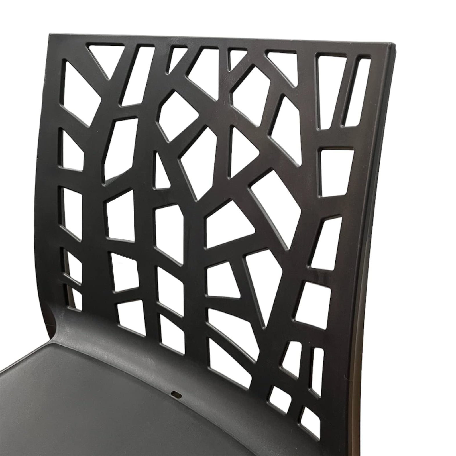 Set di sedie da giardino impilabili "Matrix" in polipropilene resistenti cm 47x55 82h