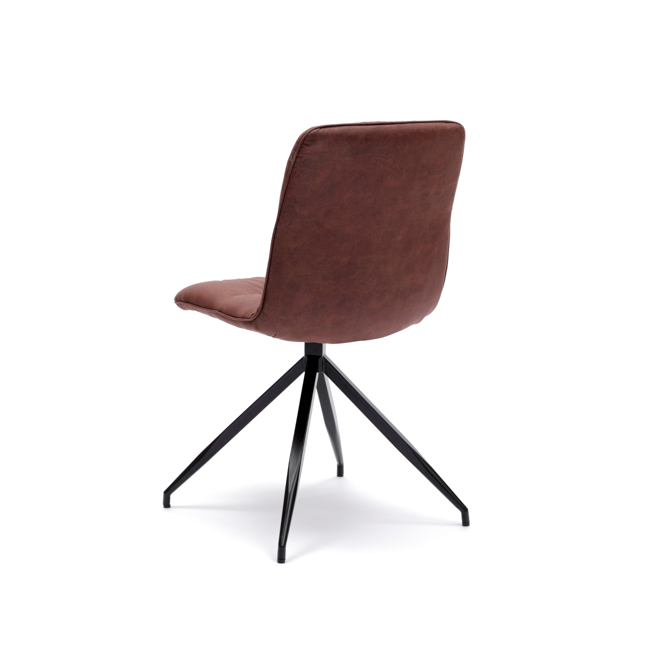 Set di sedie imbottite in microfibra "Eléganta" poltrone moderne effetto velluto cm 38x43 86,5h