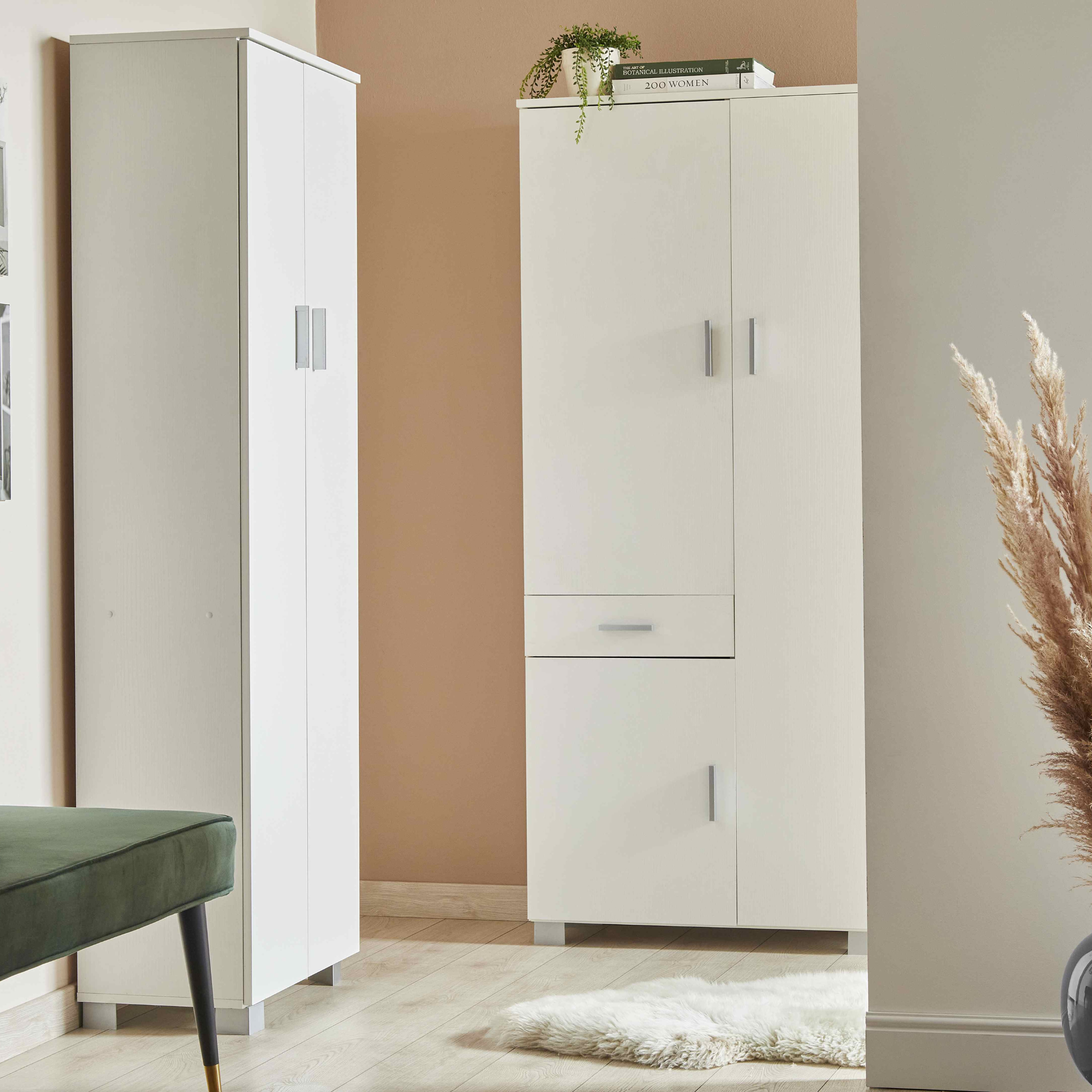 Mobile in legno 3 ante 1 cassetto "Raffy" elegante cm 77x34 178h