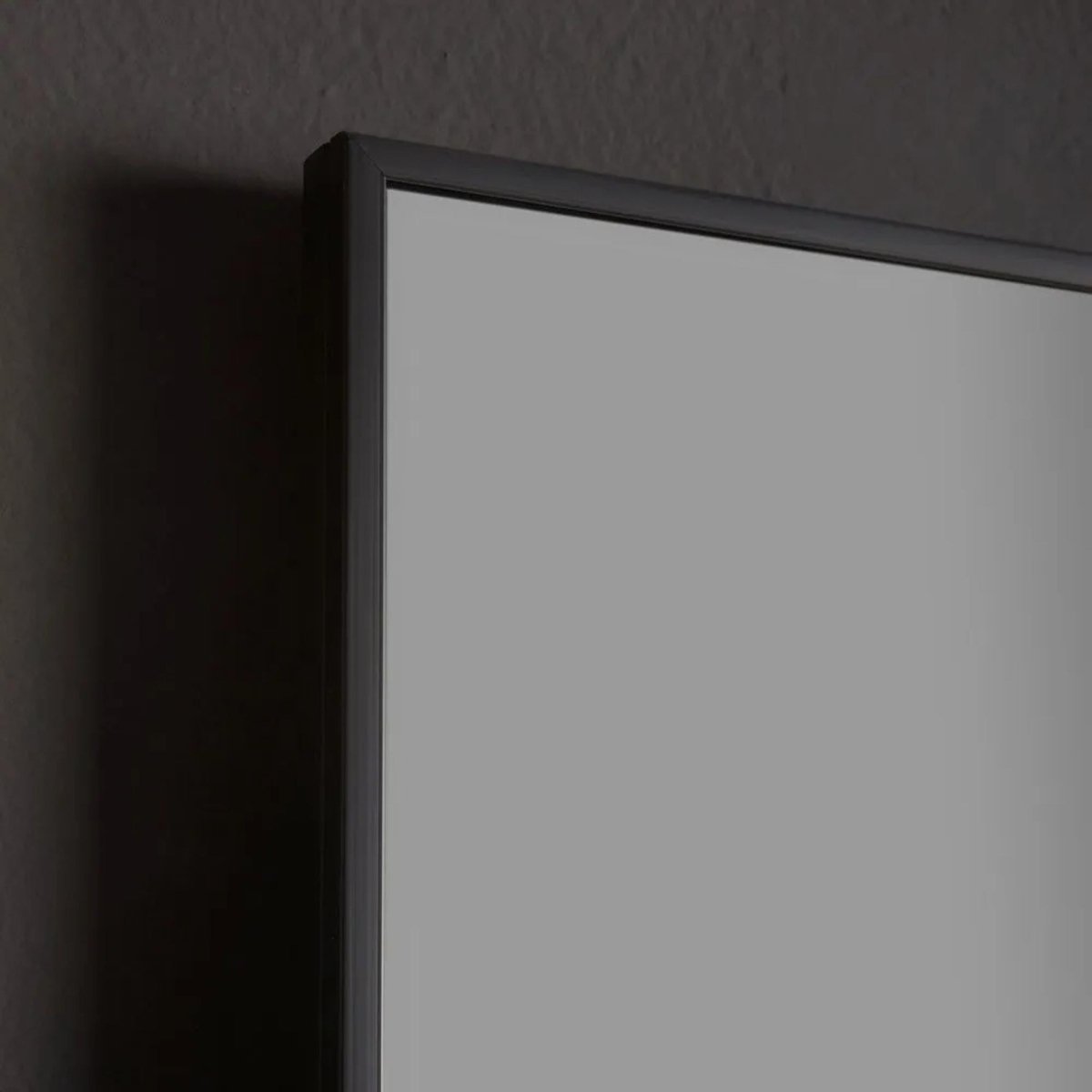 Specchio filo lucido "Napa" reversibile con bordino nero opaco - MondoViro