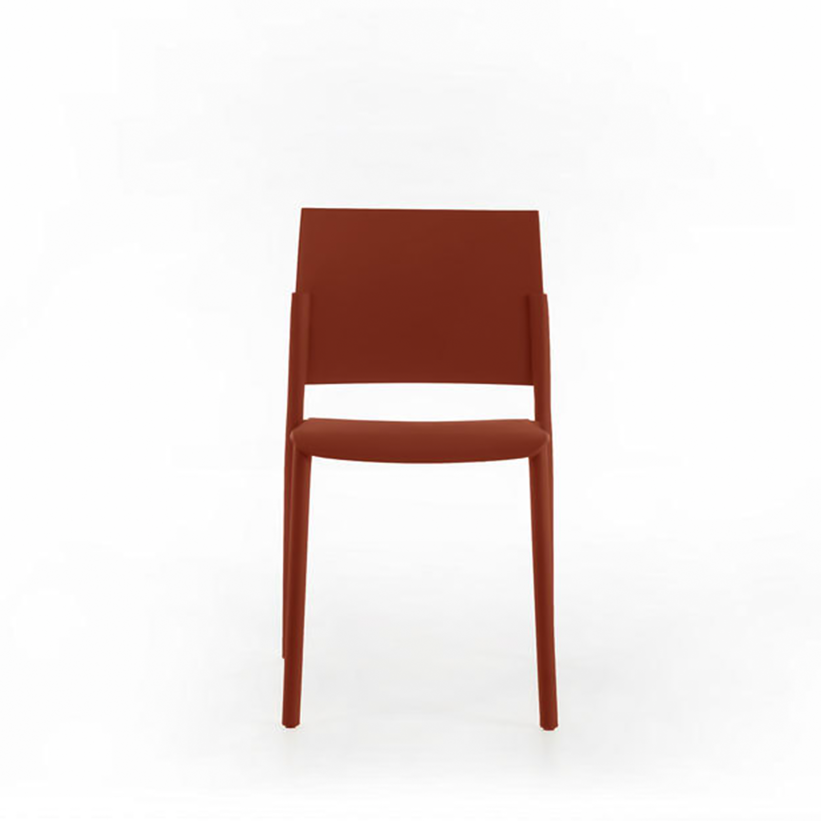 Set di sedie impilabili da soggiorno "Sabrina" in polipropilene moderne cm 52,5x55 81h