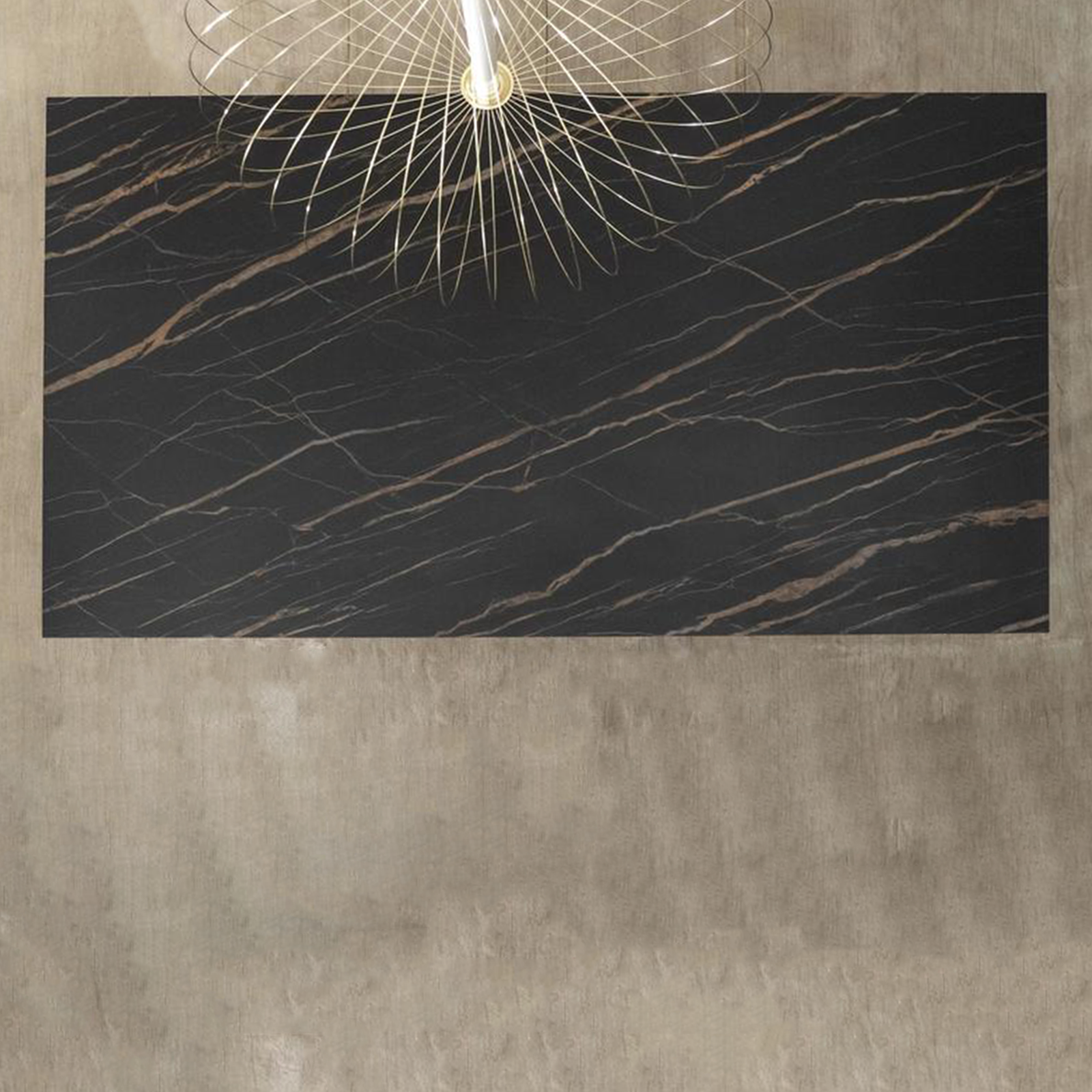 Tavolo allungabile "Daniel" piano su vetro temperato cm 160/240x90 76h