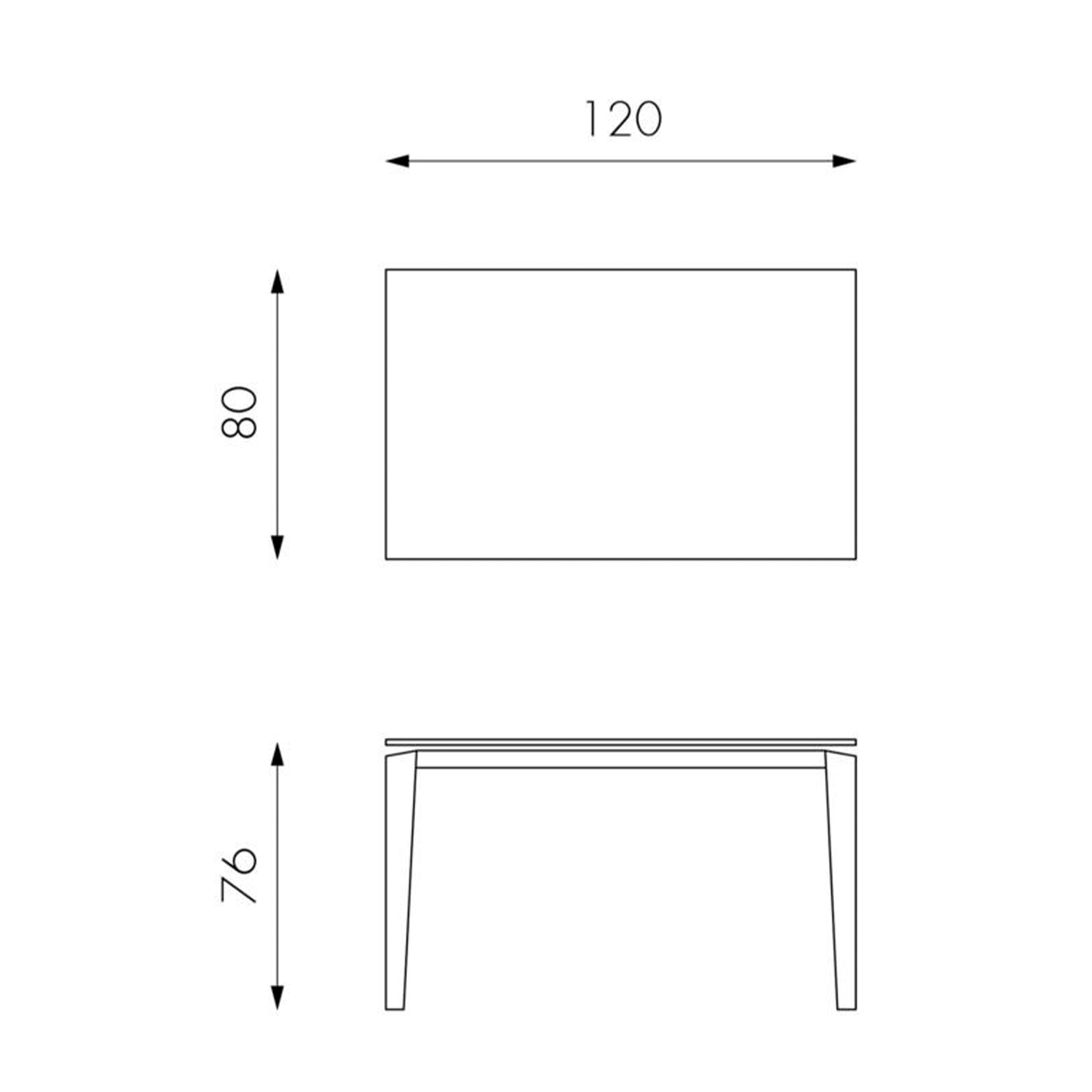 Tavolo moderno allungabile "Fast" con piano in ceramica su vetro temperato