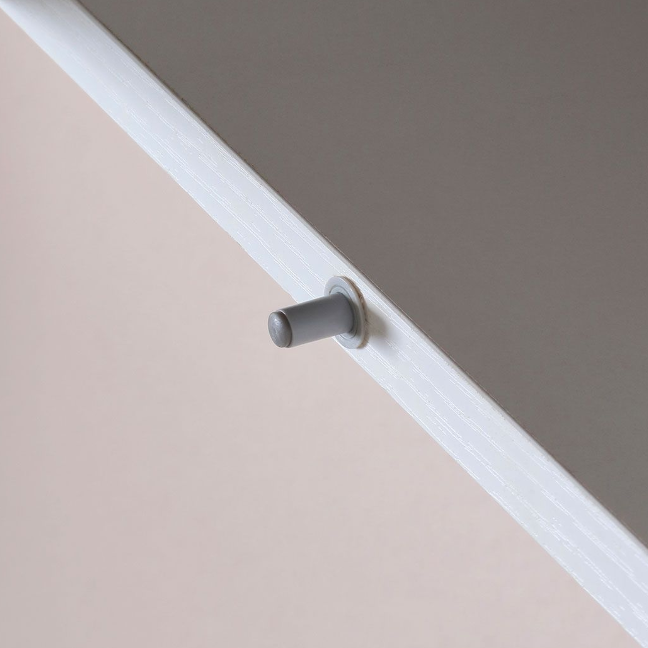 Pensile alto sospeso bianco effetto legno a due ante cm 30x30 170h