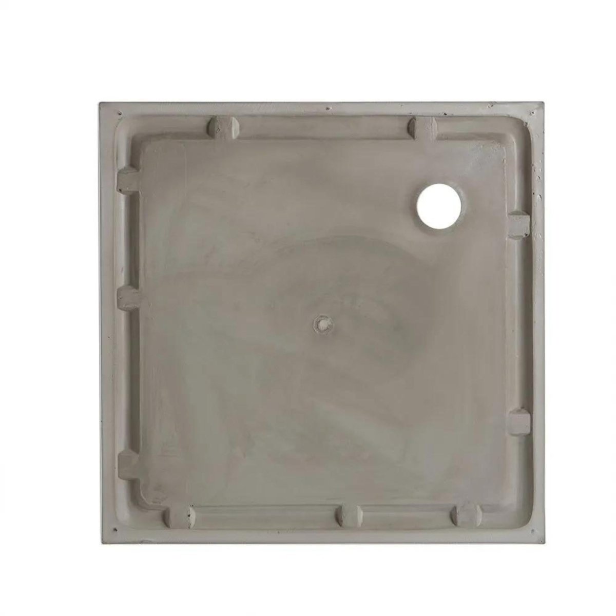 Piatto doccia quadrato "Aosta" sottile in acrilico e ABS bianco lucido - MondoViro