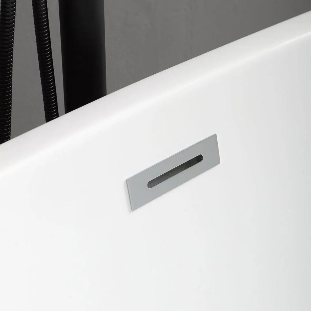 Vasca da bagno a centro stanza "Arianna" in acrilico bianco cm 170x80 55h - MondoViro