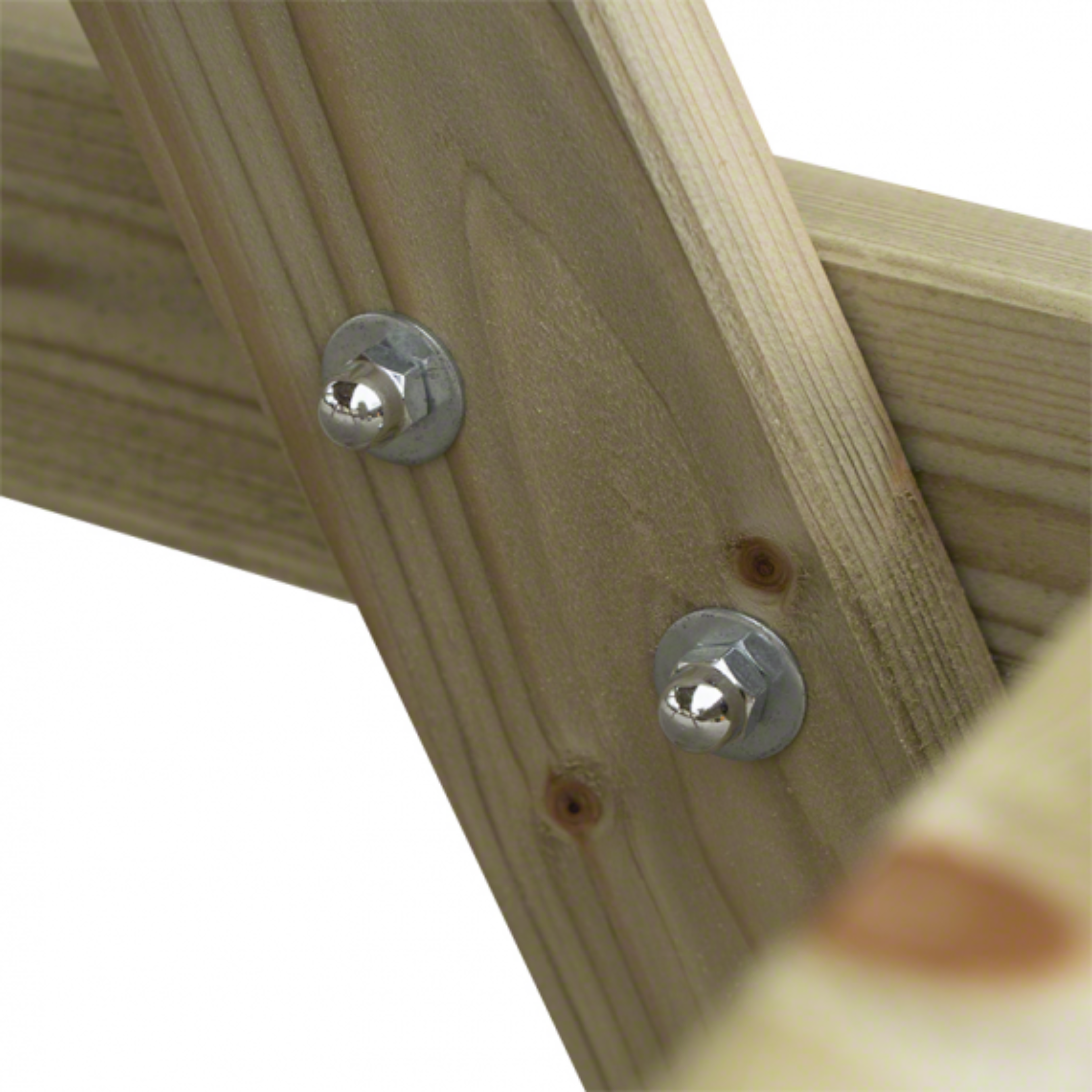 Tavolo da pic nic per esterno "Garden" in legno di conifera con sedili cm 180x150 70h