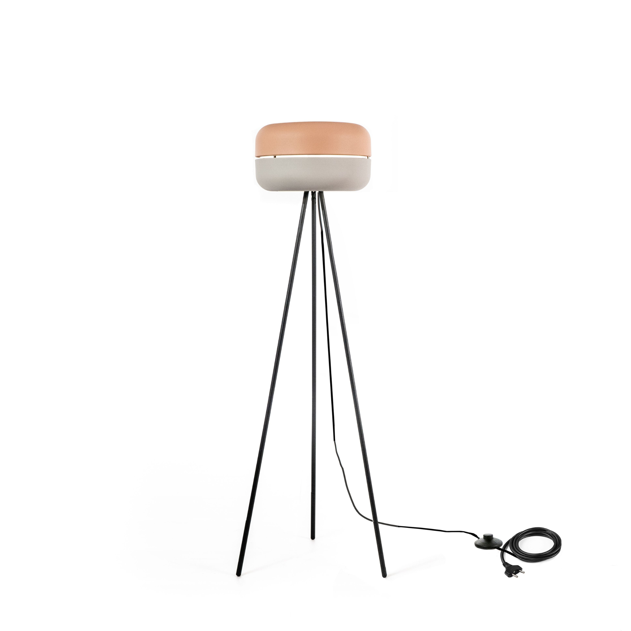 Lampada in metallo con paralume "Spica" da terra tavolo e sospesa