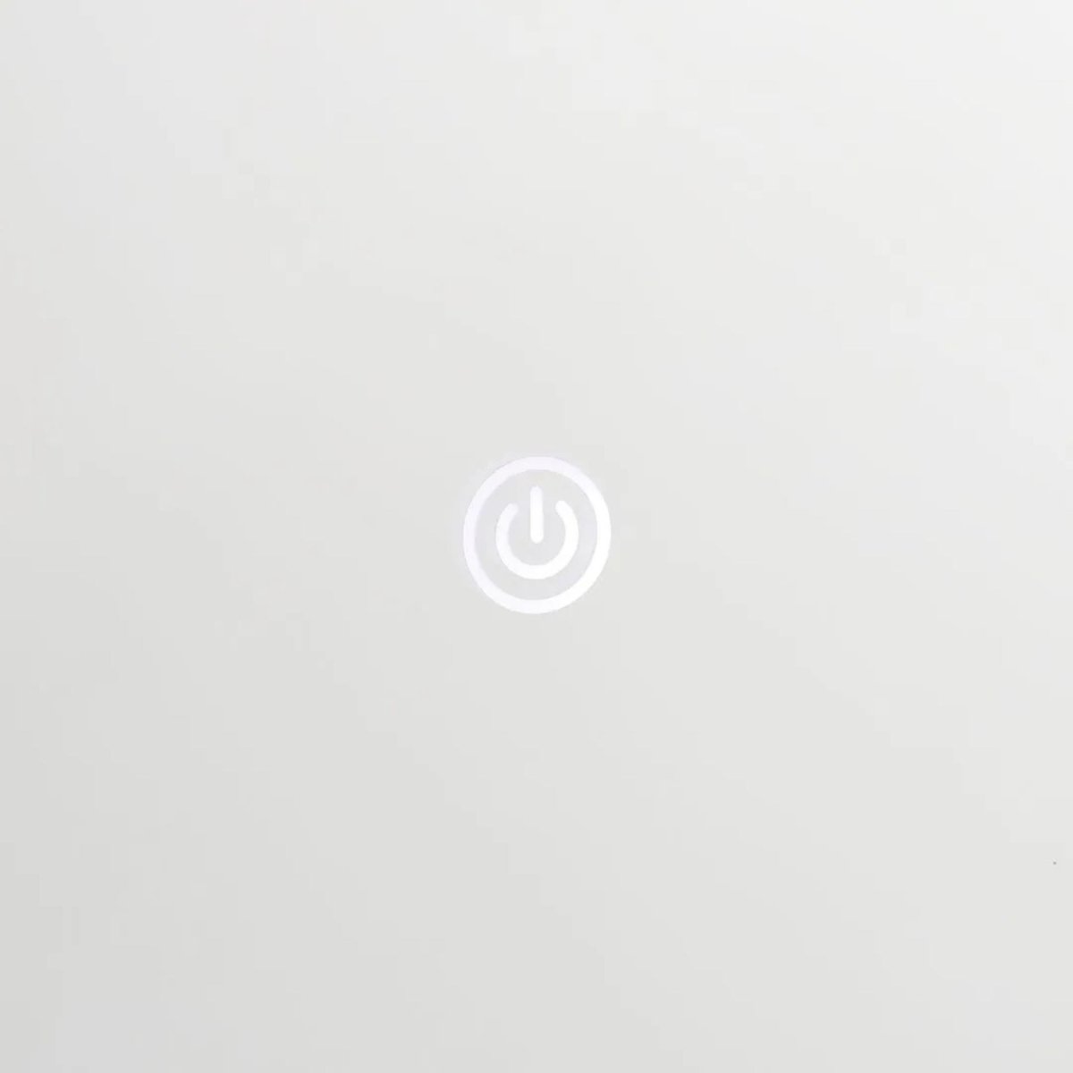 Specchio rotondo con cornice decorata a led "Illusione" in alluminio cm 80x80 - MondoViro