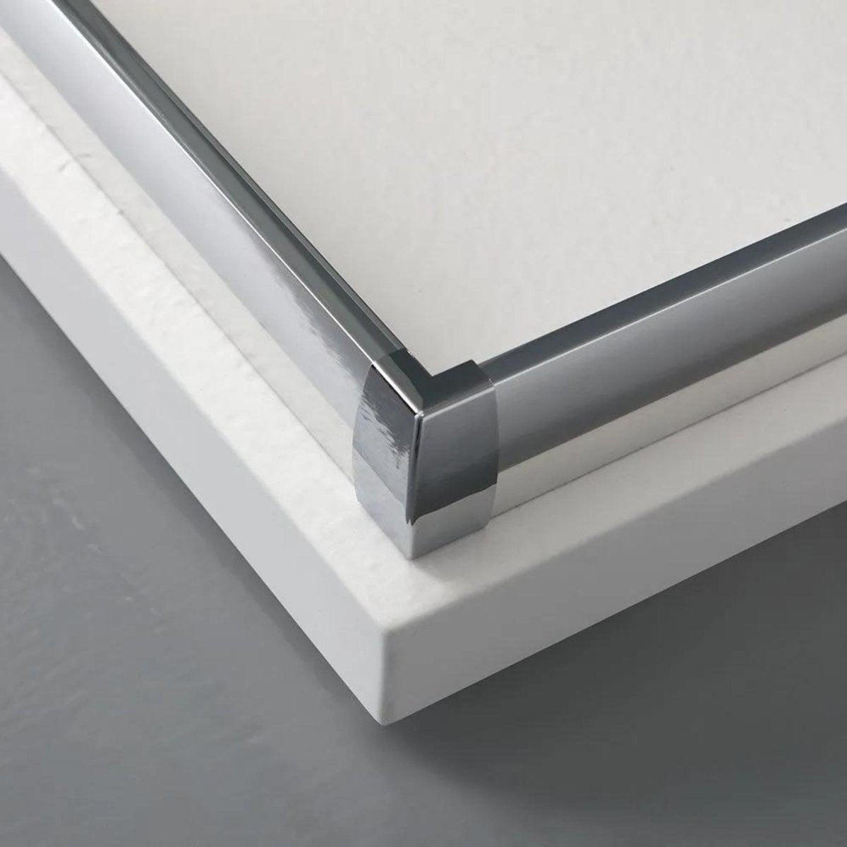 Box doccia con ante scorrevoli "Genova Two" in vetro temperato trasparente h 185 cm - MondoViro