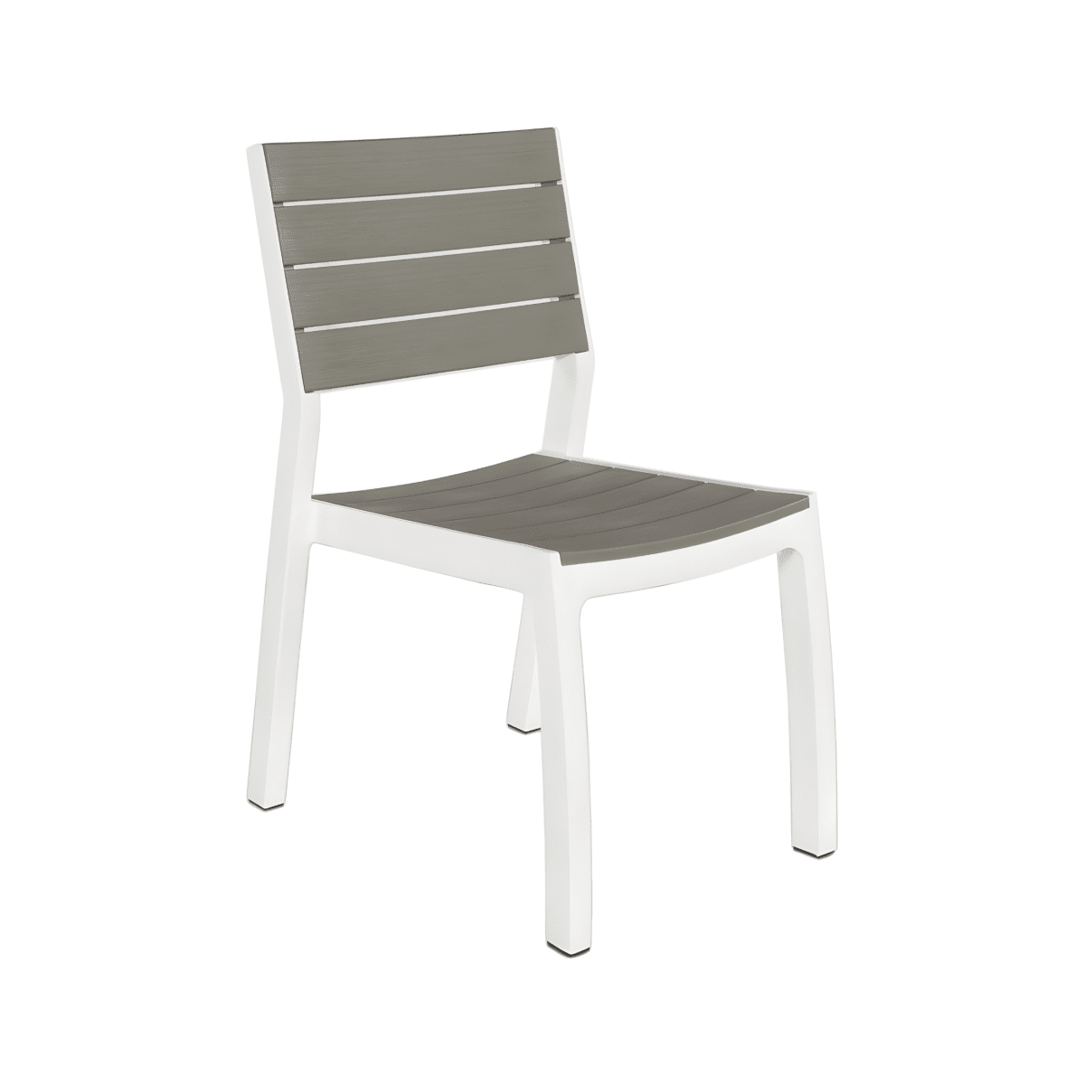 Set di sedie in resina "Harmony" effetto legno da giardino cm 54x58 86h - MondoViro