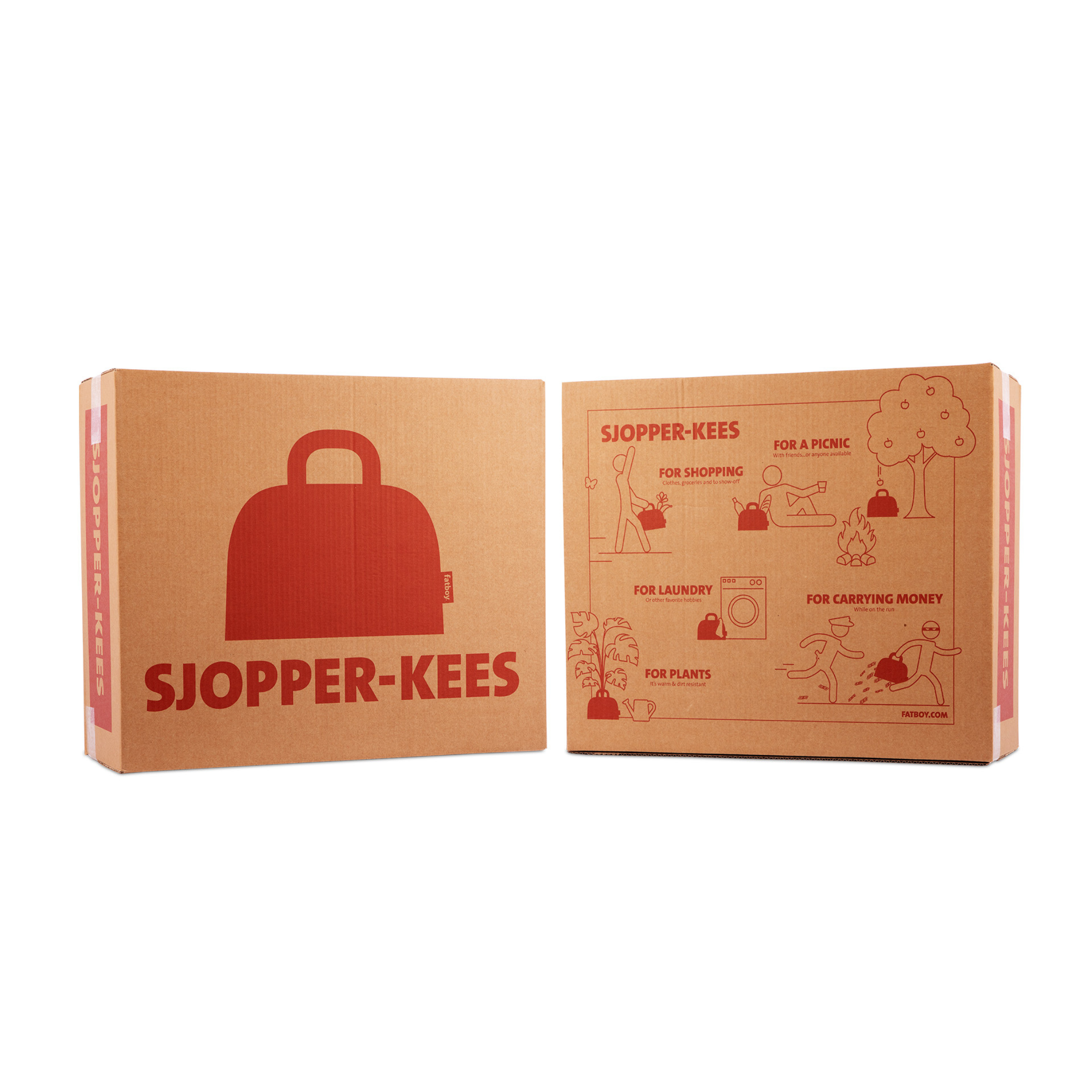 Borsa piccola "Sjopper-Kees" in EVA rigida cm 47x17 44h