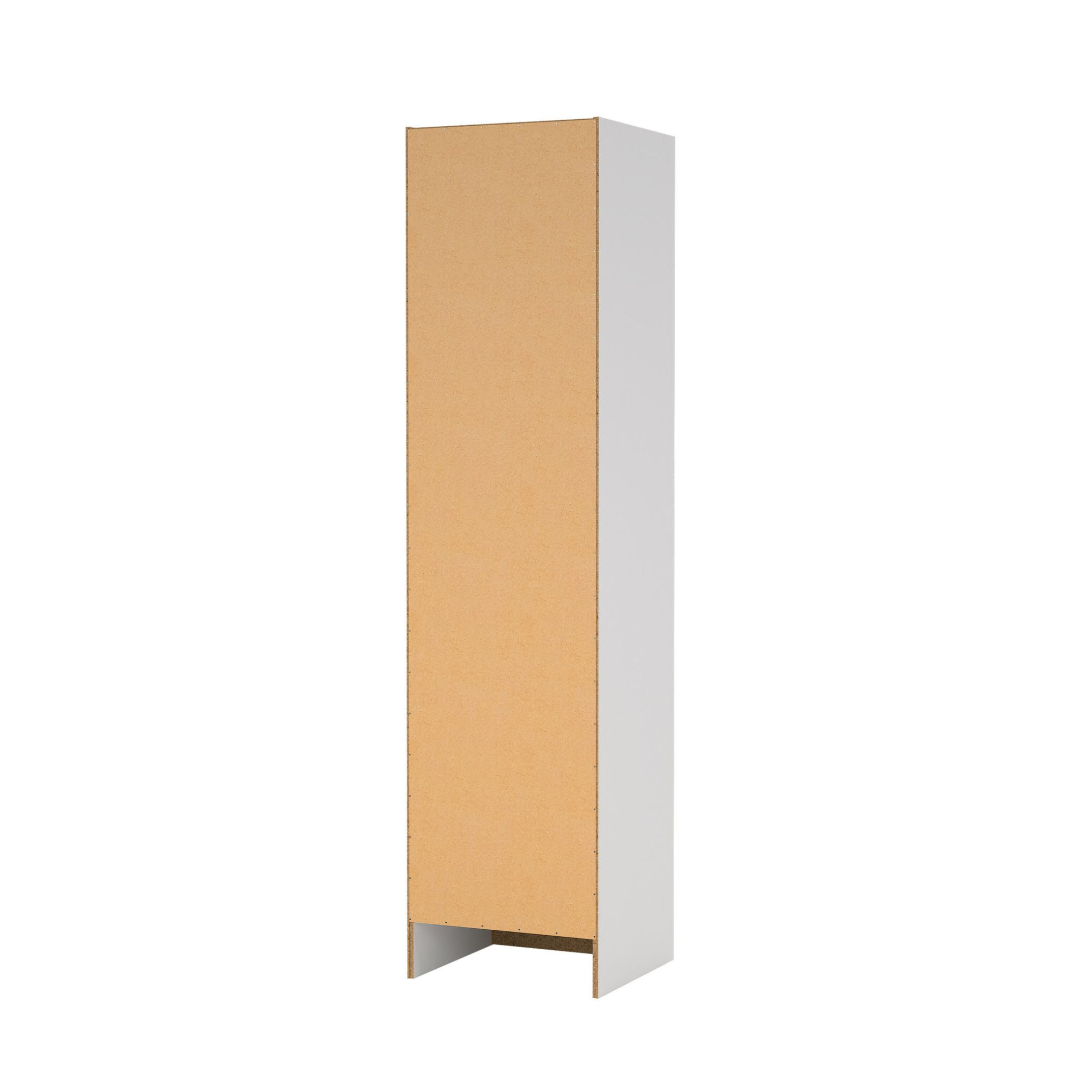 Mobile colonna multiuso a 1 anta "Ricla" in legno bianco laccato cm 31x34 183h