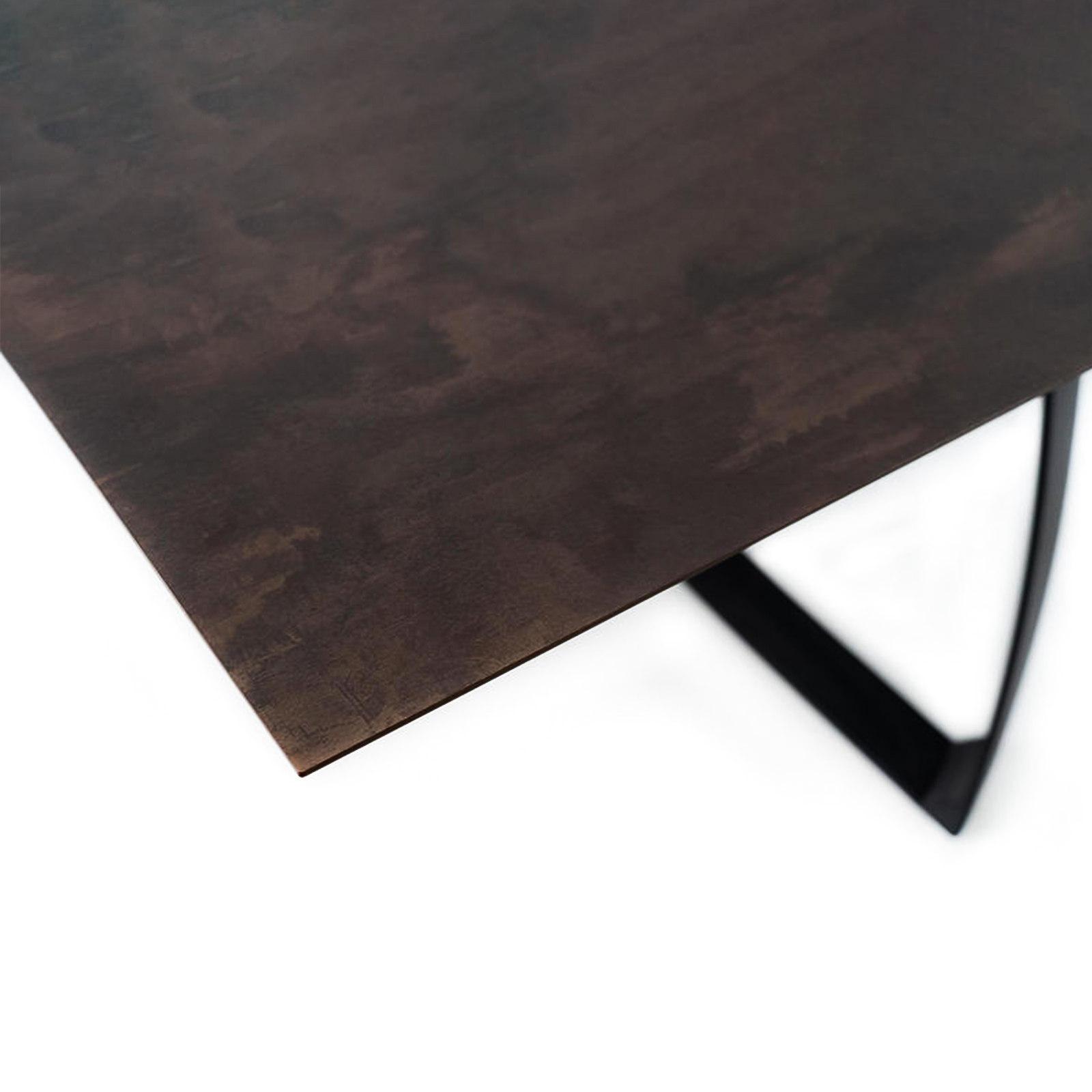 Tavolo allungabile "Hugo" piano in HPL gambe in alluminio 10 posti cm 270x90 76h