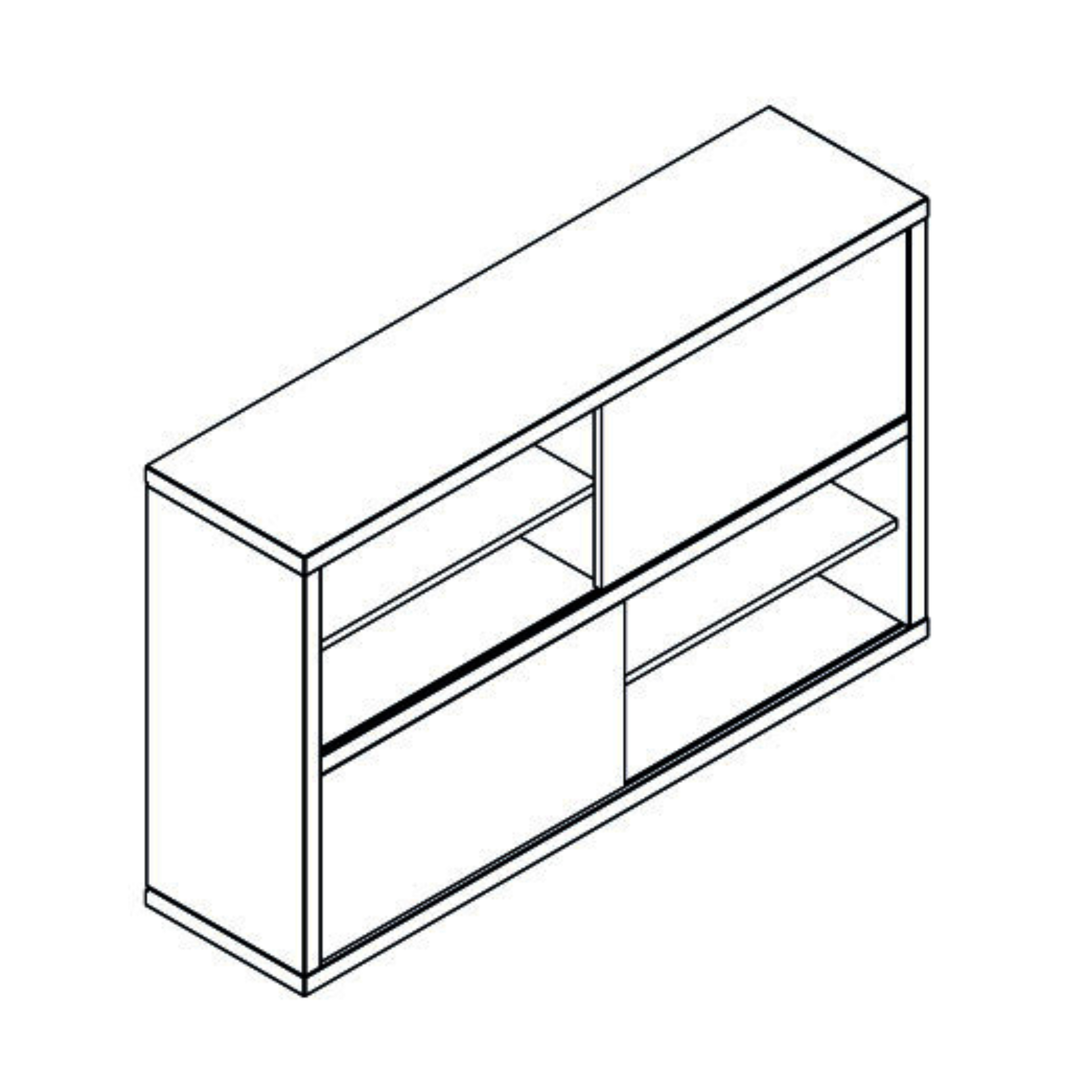 Set da ufficio "Riri" colore bianco e cemento