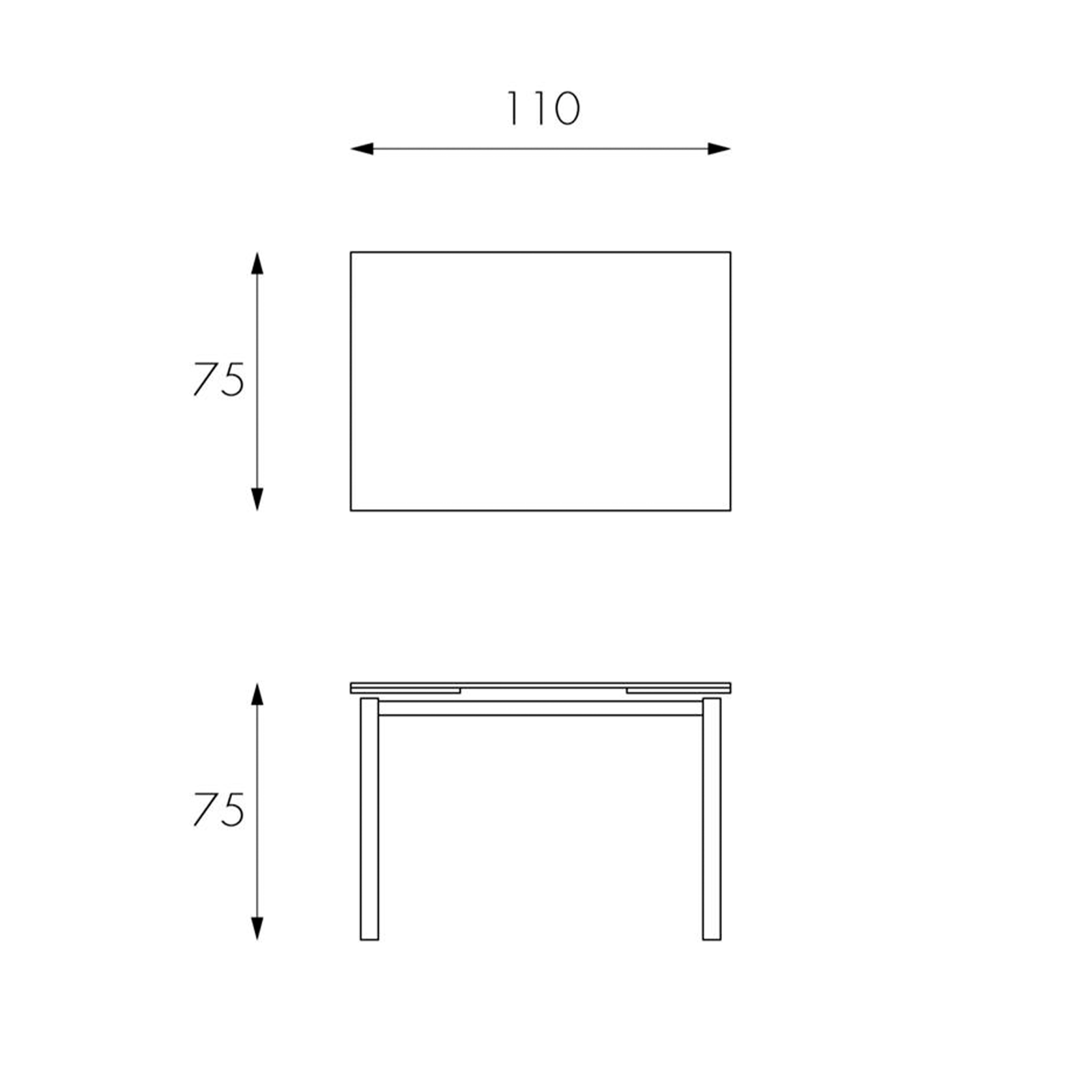 Tavolo allungabile "Bali" piano in vetro temperato gambe in metallo