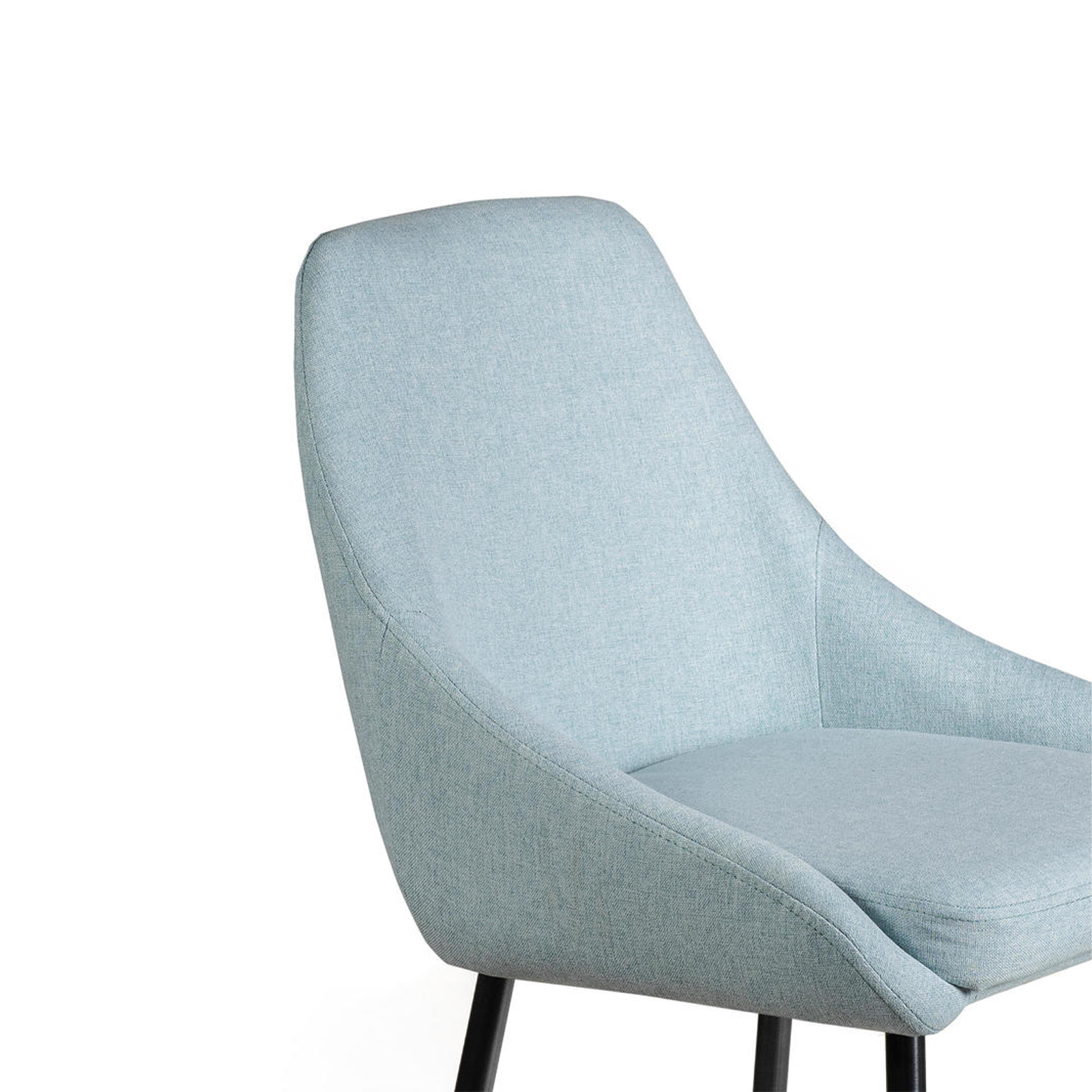 Set di sgabelli alti in tessuto poggiapiedi in metallo "Petit" cm 46x49 97h