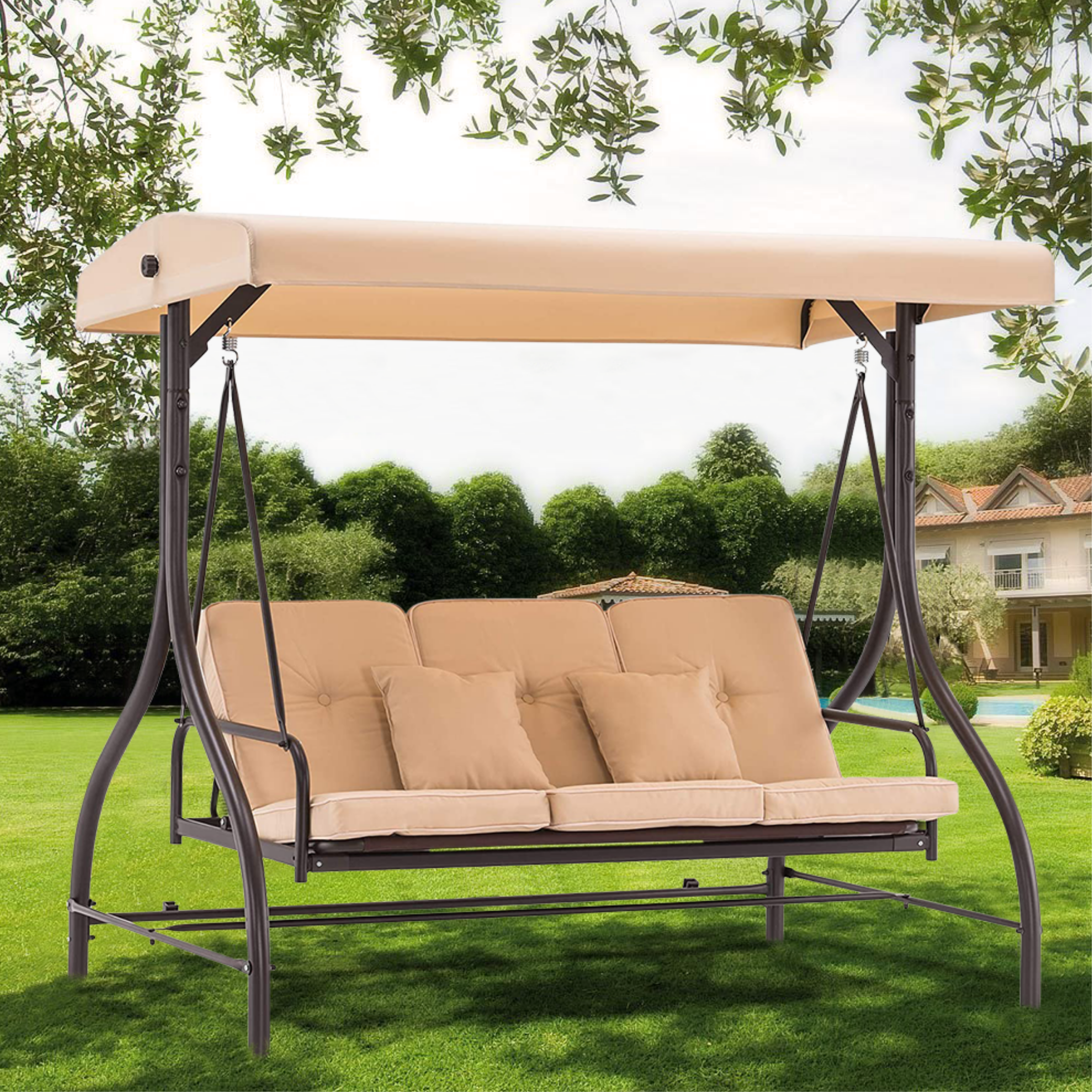 Dondolo "Kathay" recrinabile a letto cm 194x125 174 h