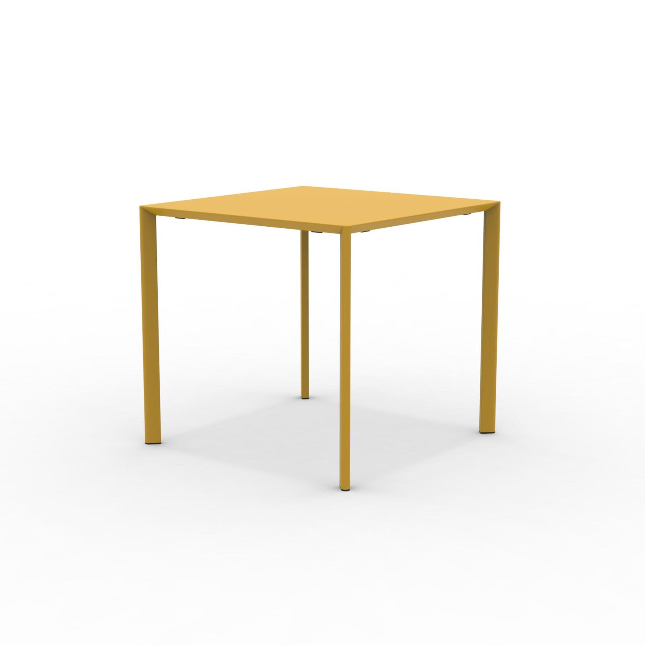 Tavolo quadrato in metallo "Fox1" per giardino impilabile cm 80x80 75h