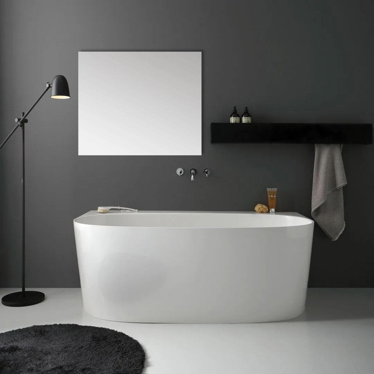 Specchio a led rettangolare "Pasadena" retroilluminato reversibile - MondoViro