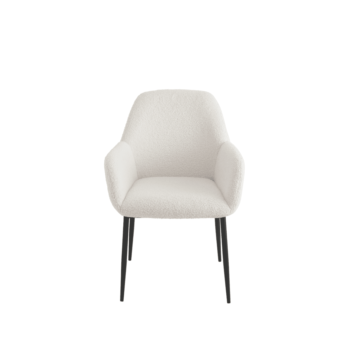 Set di sedie da pranzo "Tessandro" in tessuto imbottite cm 60x62 85h - MondoViro