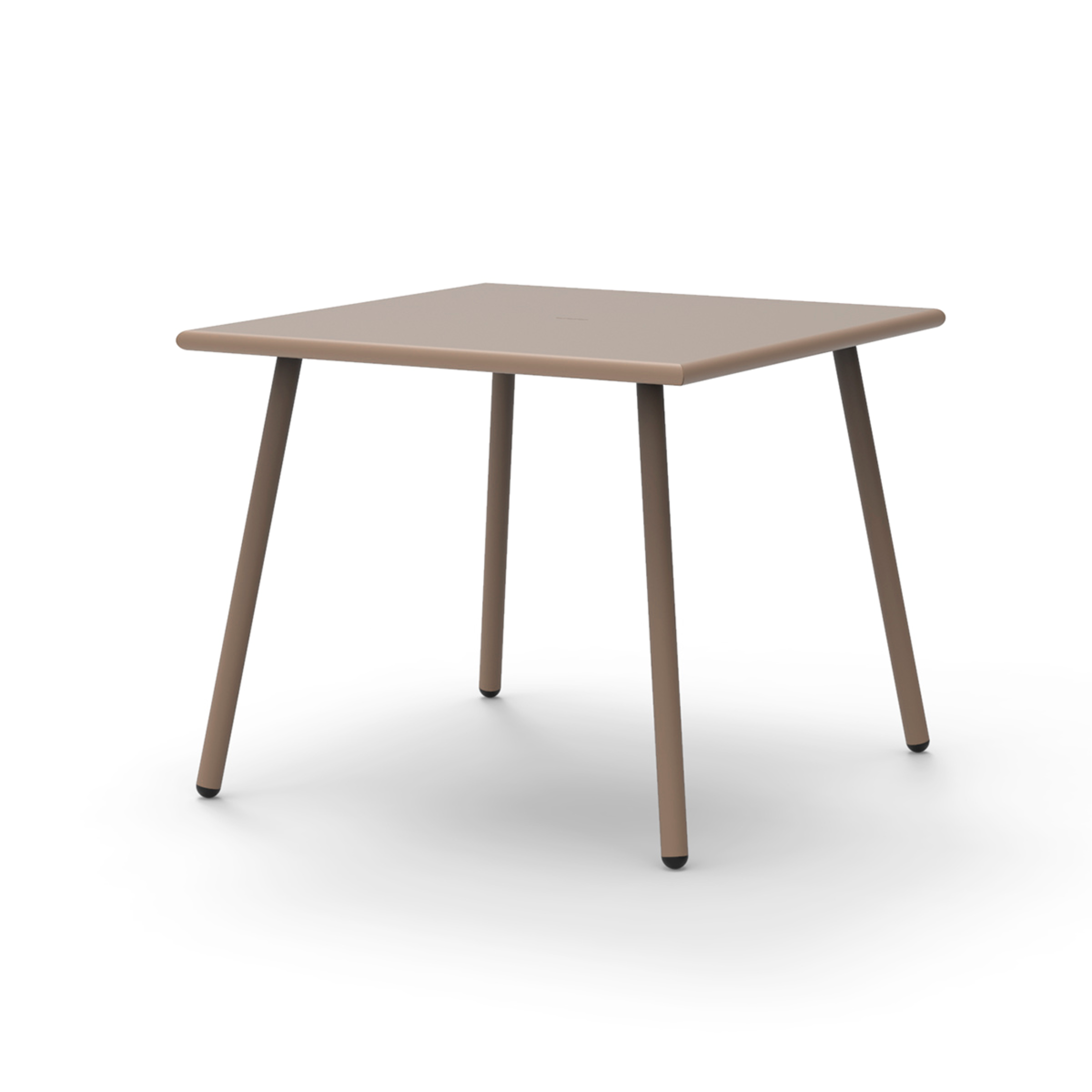 Tavolo fisso quadrato "Roma12" in metallo verniciato da giardino cm 90x90 75h