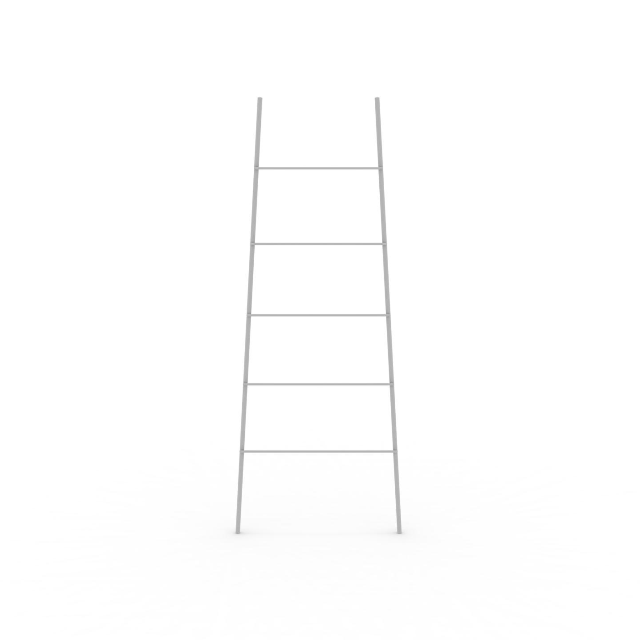 Scala porta asciugamani "Daisy" supporto in metallo da giardino cm 74x2 190h