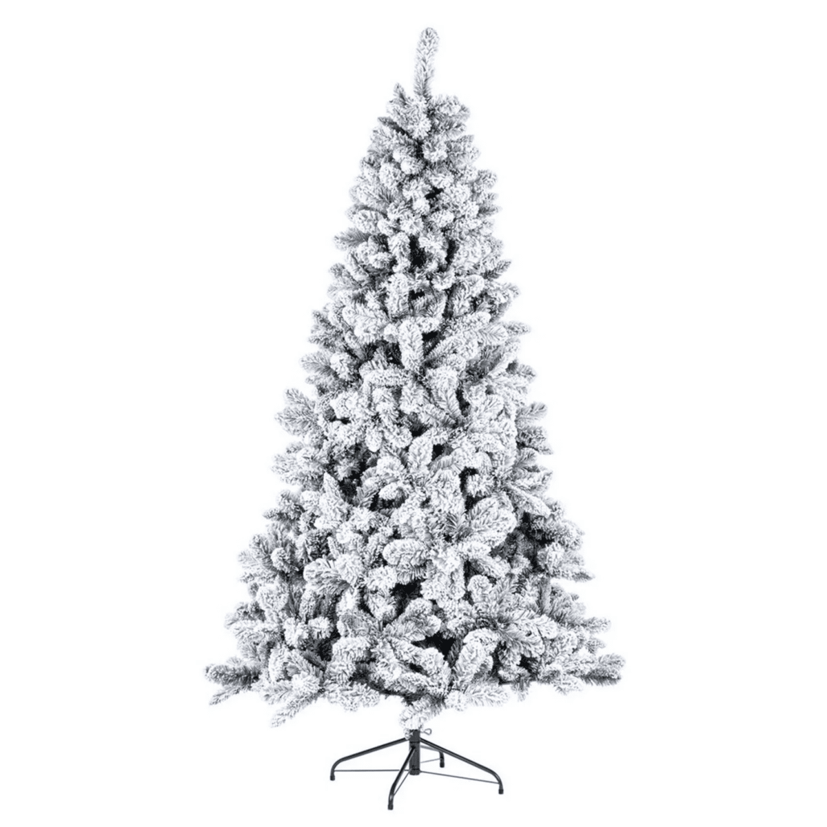 Albero di Natale innevato "Fiocco" in PVC di altissima qualità + Flock - MondoViro