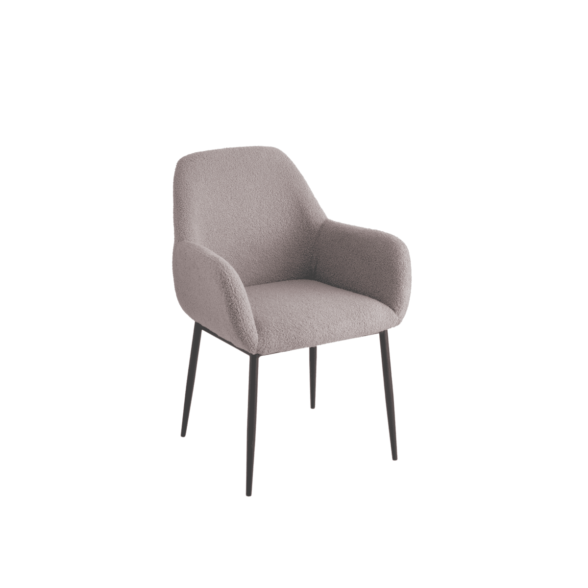 Set di sedie da pranzo "Tessandro" in tessuto imbottite cm 60x62 85h - MondoViro