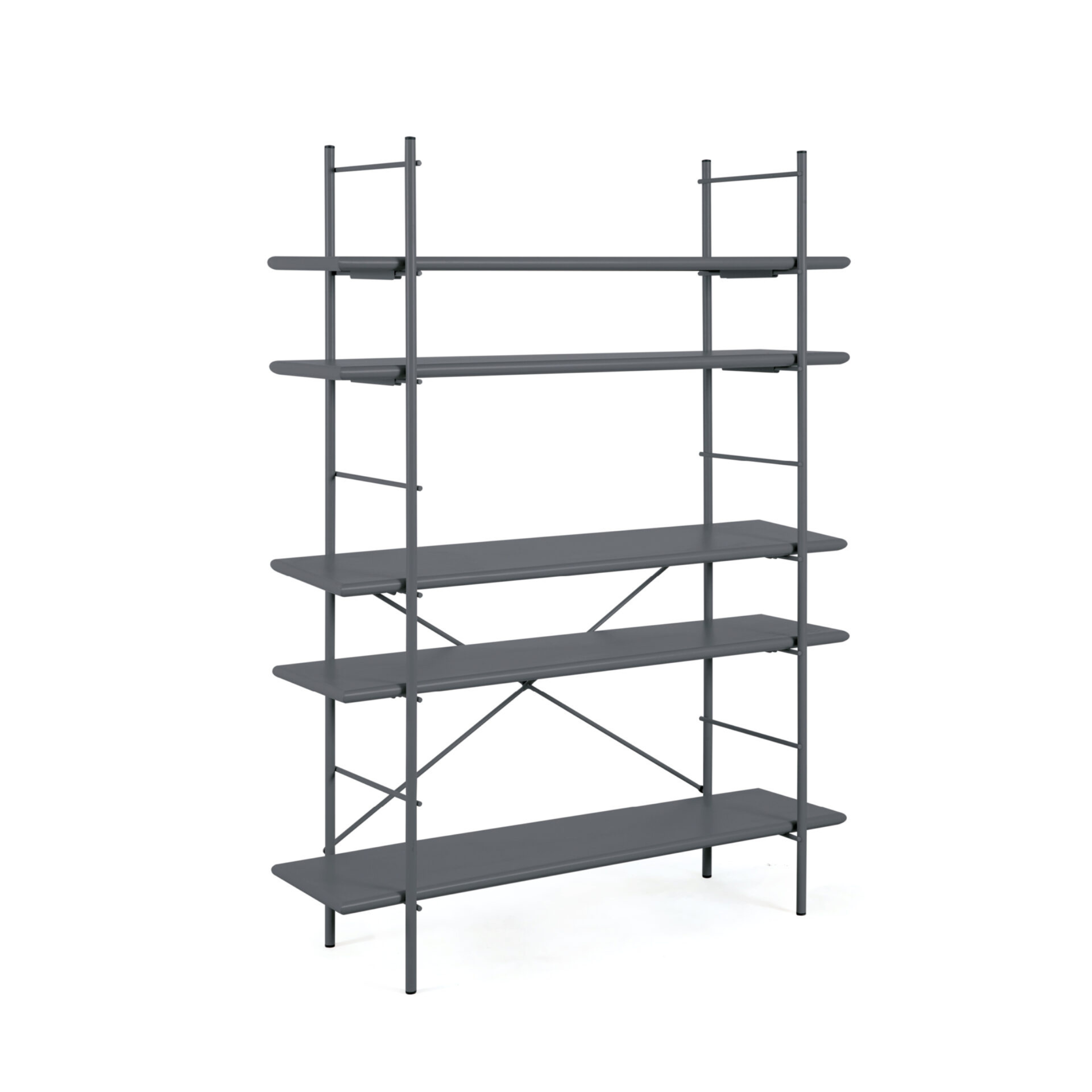 Scaffale étagère in metallo "ET" mobile libreria da giardino cm 120x34