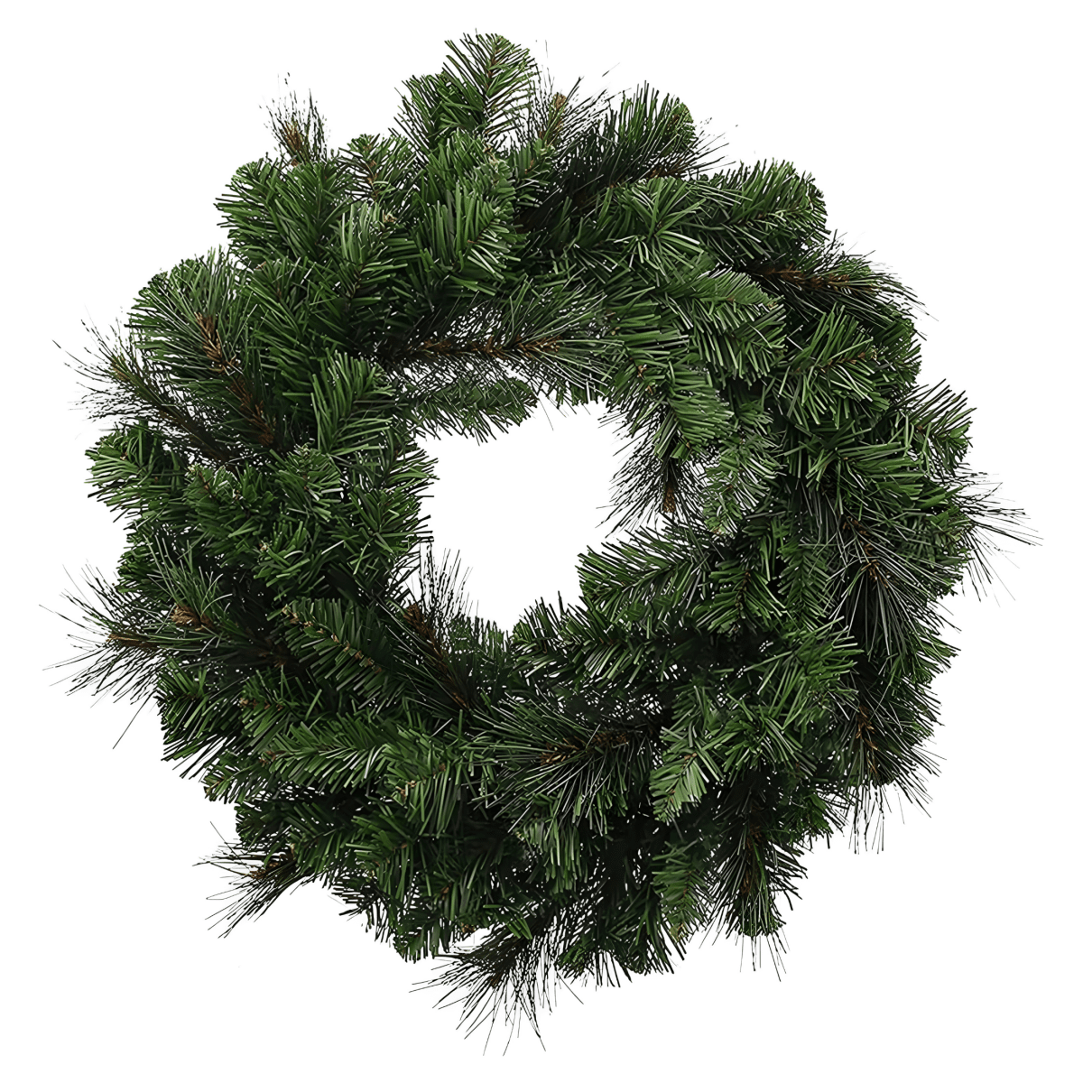 Ghirlanda dietro porta "Jolly" in PP effetto aghi di pino, corona per decorazioni natalizie - MondoViro