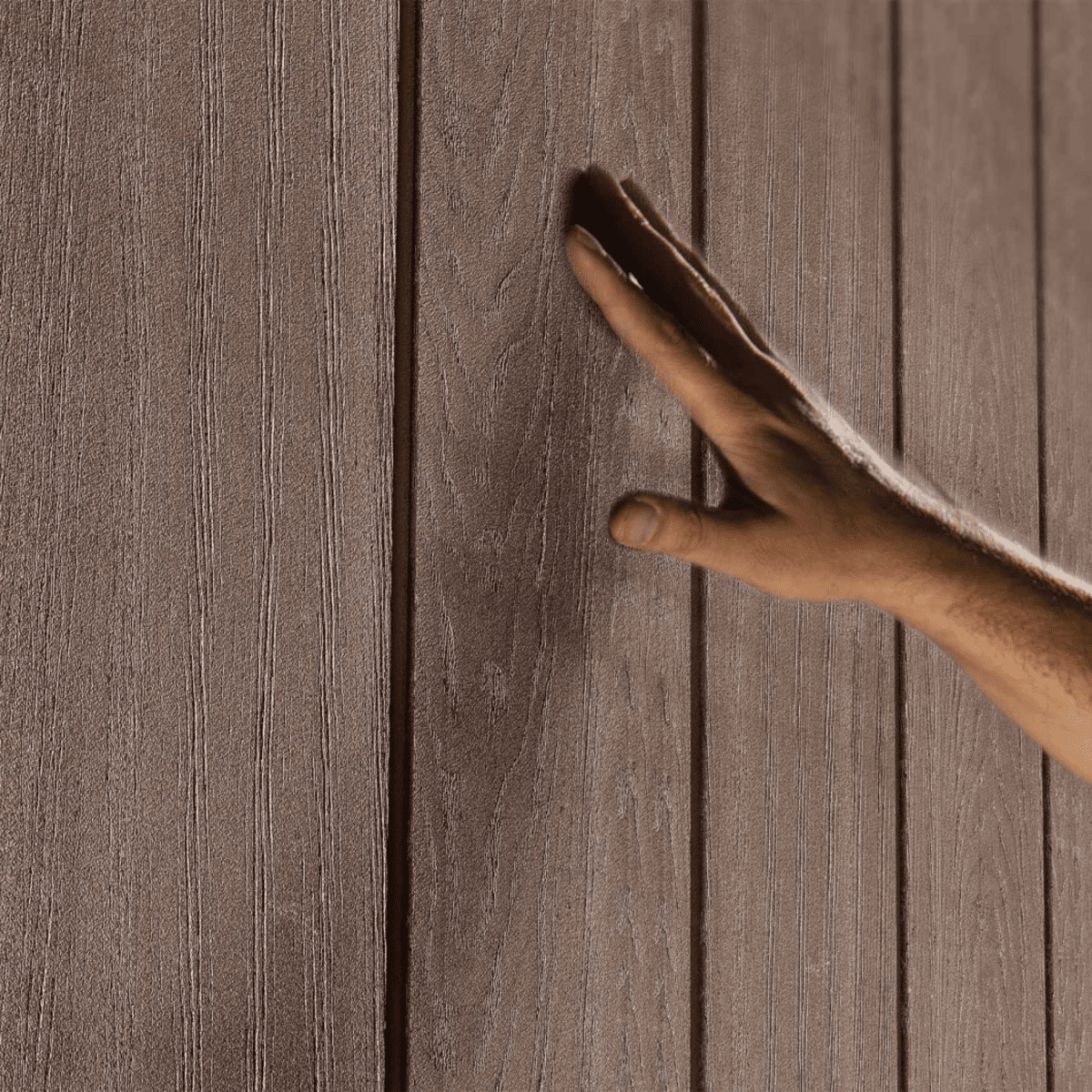 Casetta da giardino "Nido Plus 7517/1775" evotech marrone con doppia opzione di montaggio - MondoViro