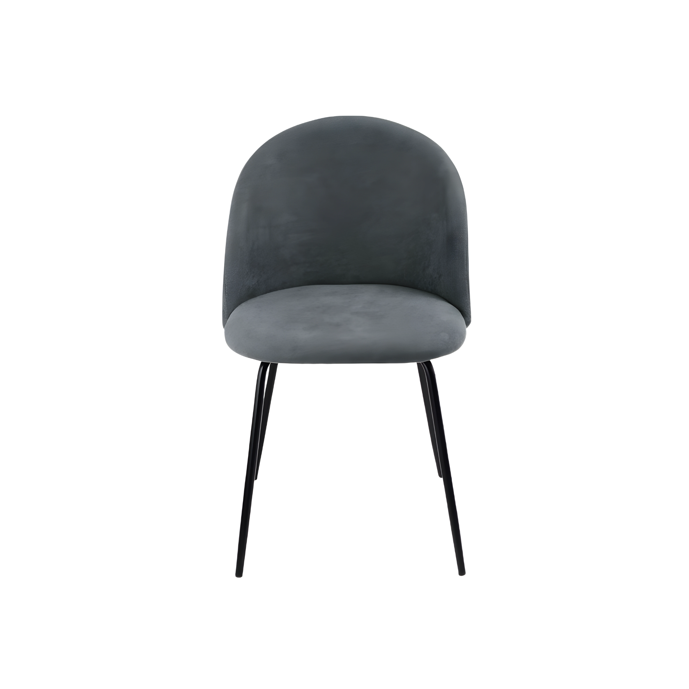 Set sedie da pranzo in tessuto moderne "Prince" con imbottitura cm 50x52 81h