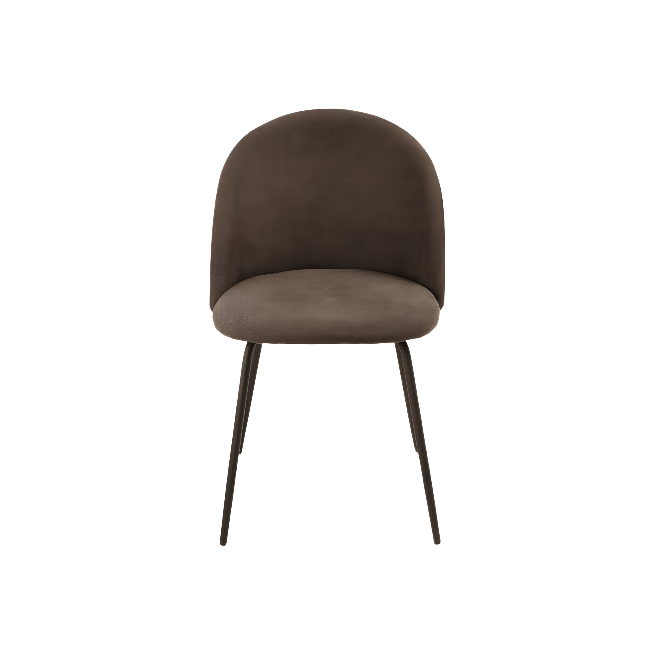 Set sedie da pranzo in tessuto moderne "Prince" con imbottitura cm 50x52 81h