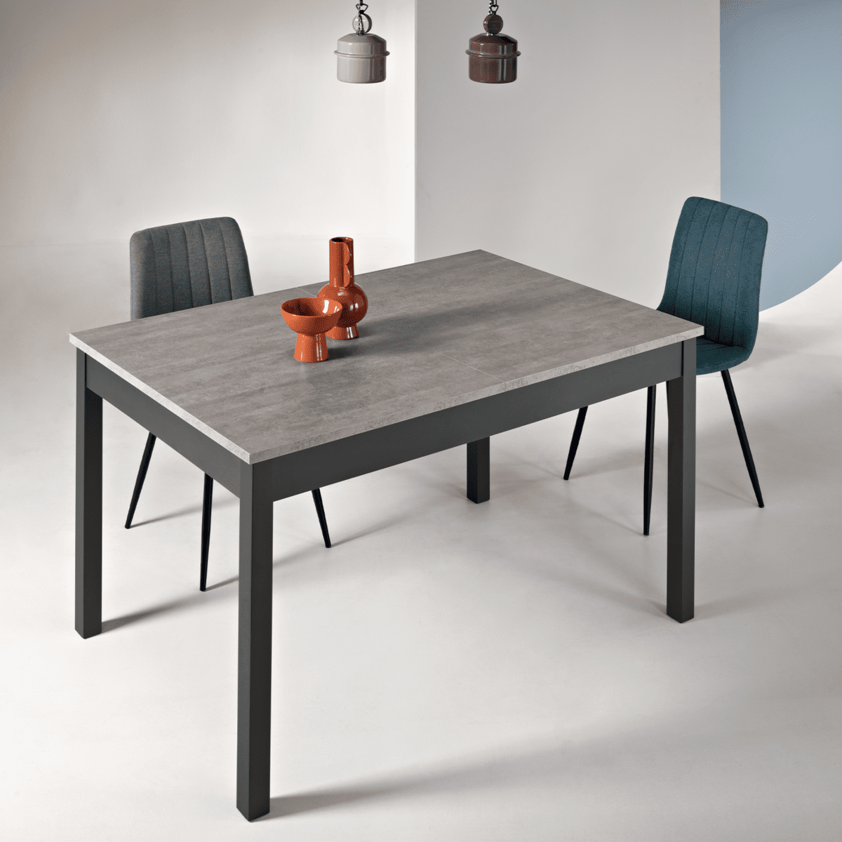 Tavolo da pranzo "Malaga" allungabile moderno cm 140/220x90 76h - MondoViro