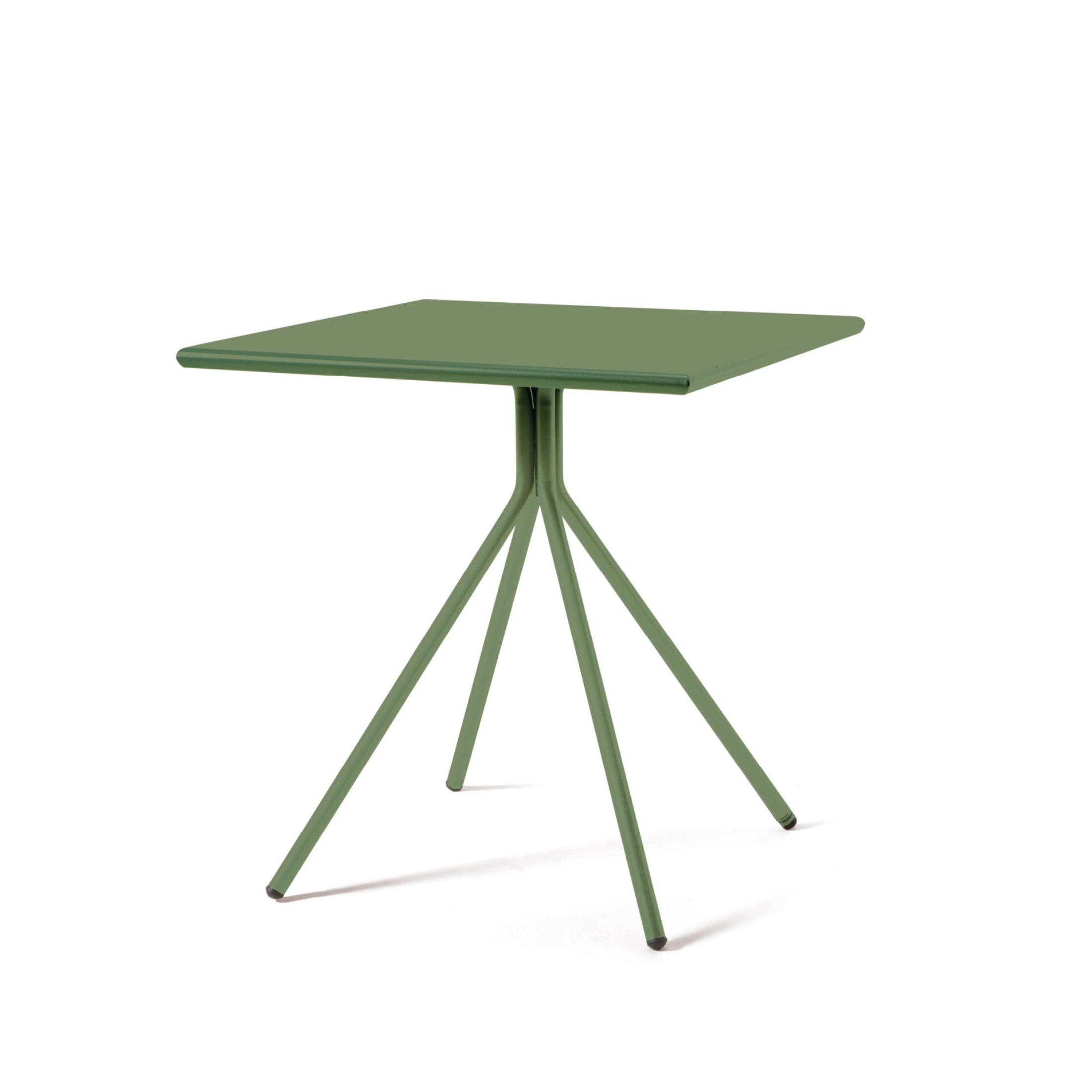 Tavolo quadrato in metallo zincato "Twist19" da bar e giardino h 75 cm