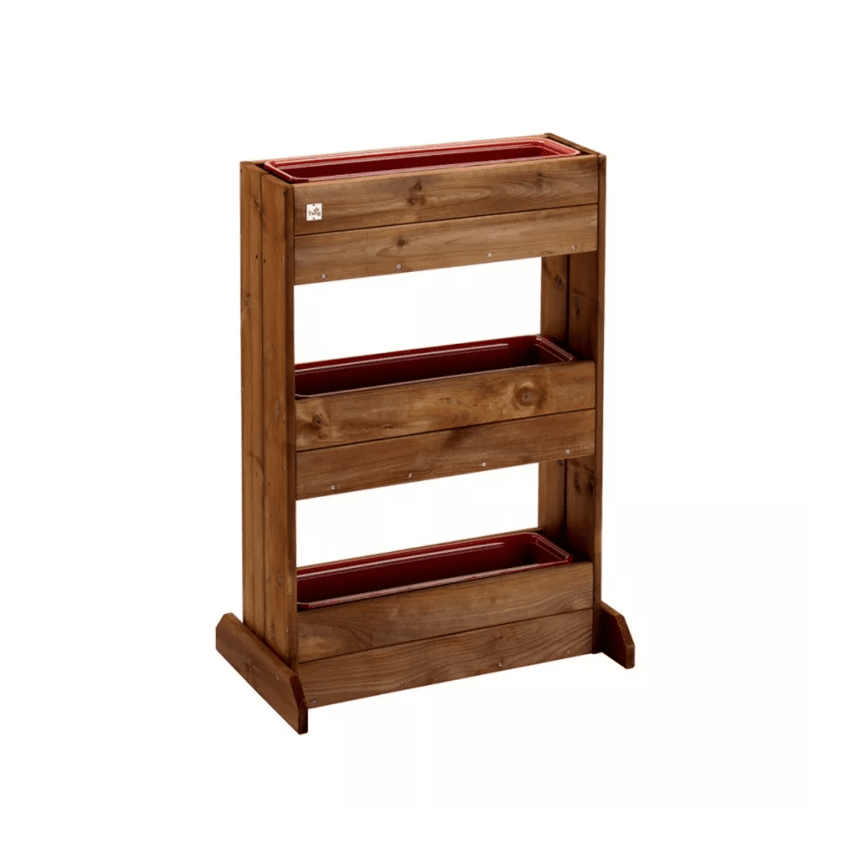 Fioriera verticale dritta "Muse" in legno da giardino o balcone cm 71x43 103h - MondoViro