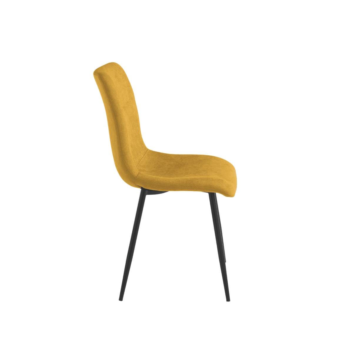 Set di sedie moderne in tessuto "Nymara" imbottite cm 45x59 90h - MondoViro