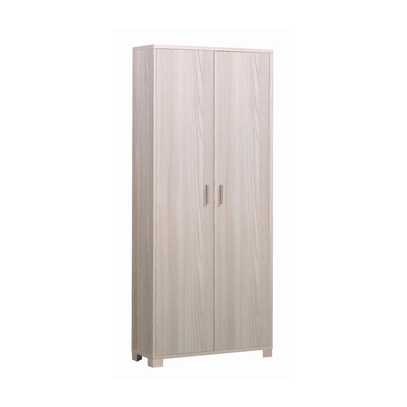 Mobile 2 ante in legno con piedini "Venere1" armadio moderno cm 83x29 190h