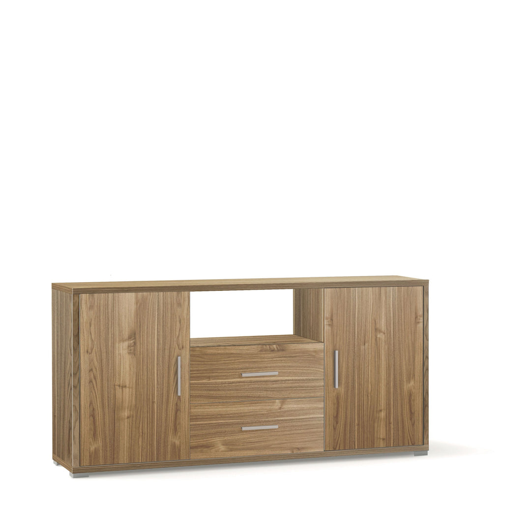 Mobile 2 ante 2 cassetti in legno "Twinfit" madia ingresso cm 174x41 82h