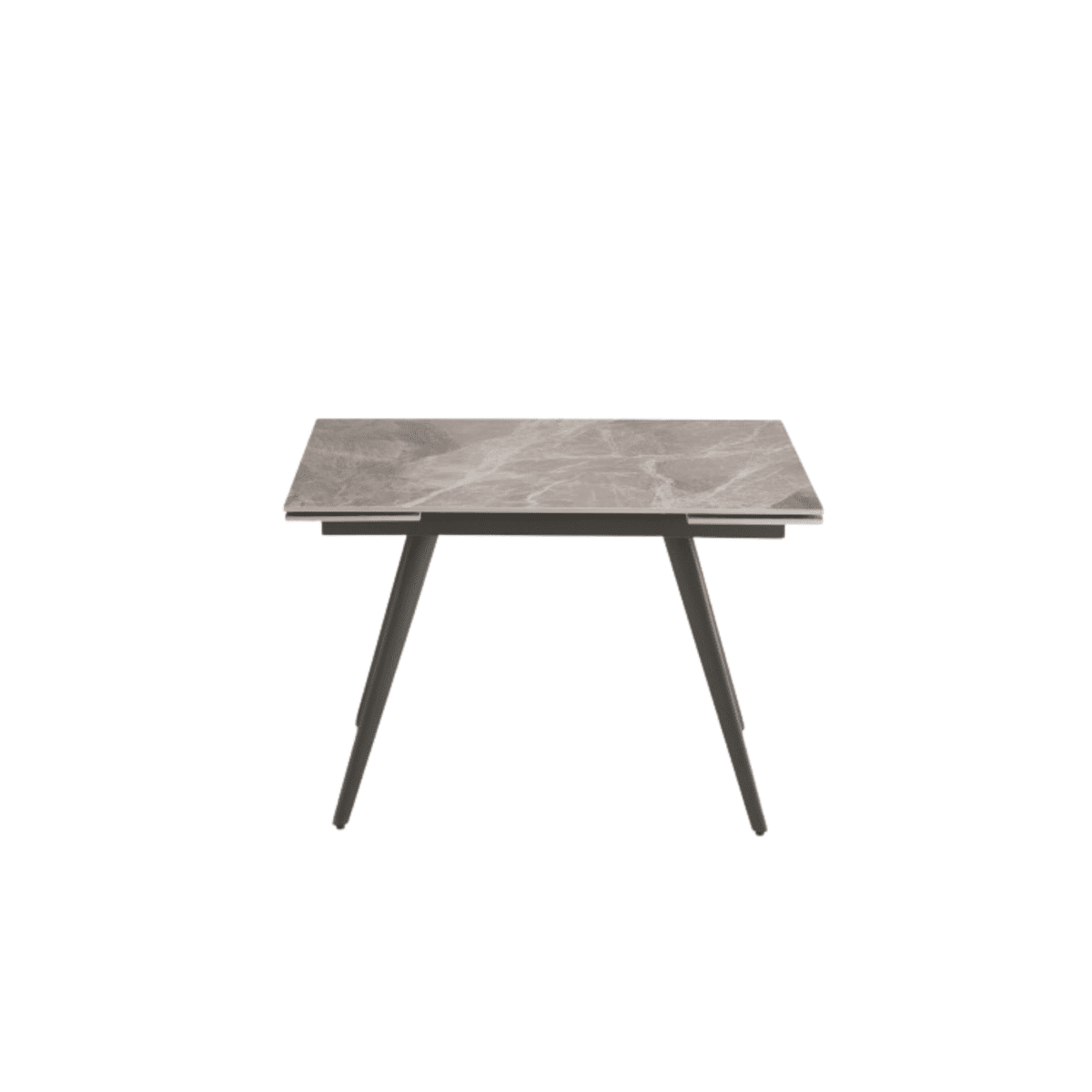 Tavolo allungabile effetto marmo "Elettra" con due allunghe cm 120x80 75h - MondoViro