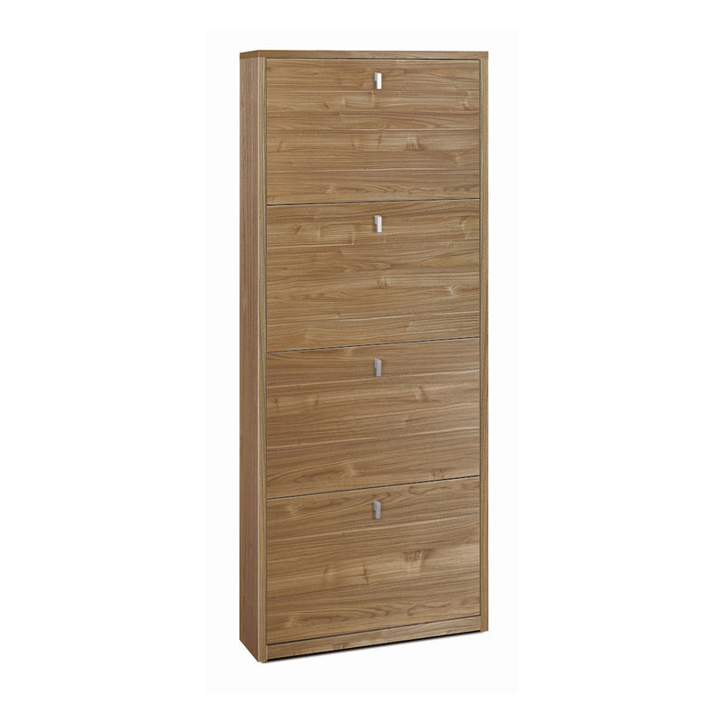 Scarpiera a 4 ante "Chloe1" mobile alto in legno cm 63x18 154h