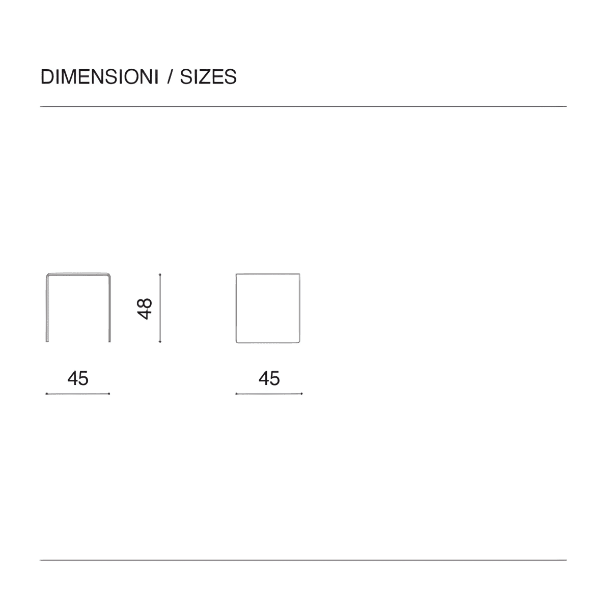 Tavolino basso da salotto "Leonor" elegante in vetro trasparente curvato martellato cm 45x45 48h - MondoViro