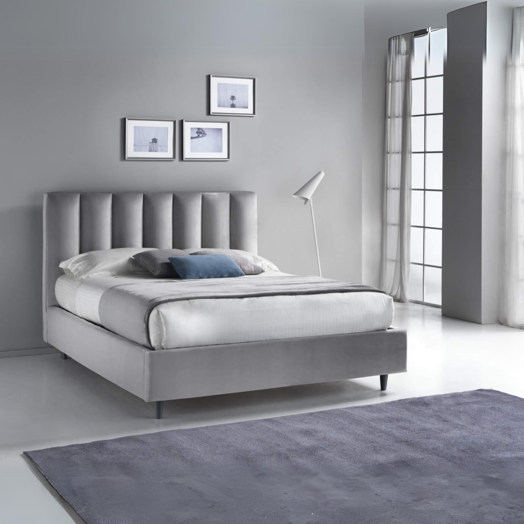 Letto contenitore "Parigi" in tessuto idro