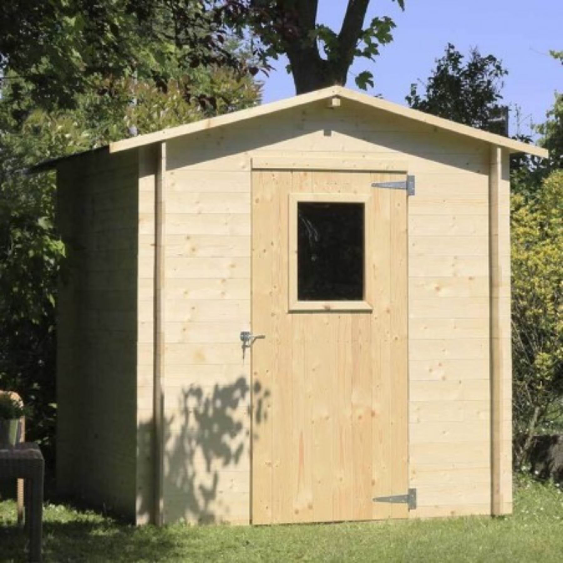 Casetta da giardino "Regis" in abete grezzo cm 200x200 200h