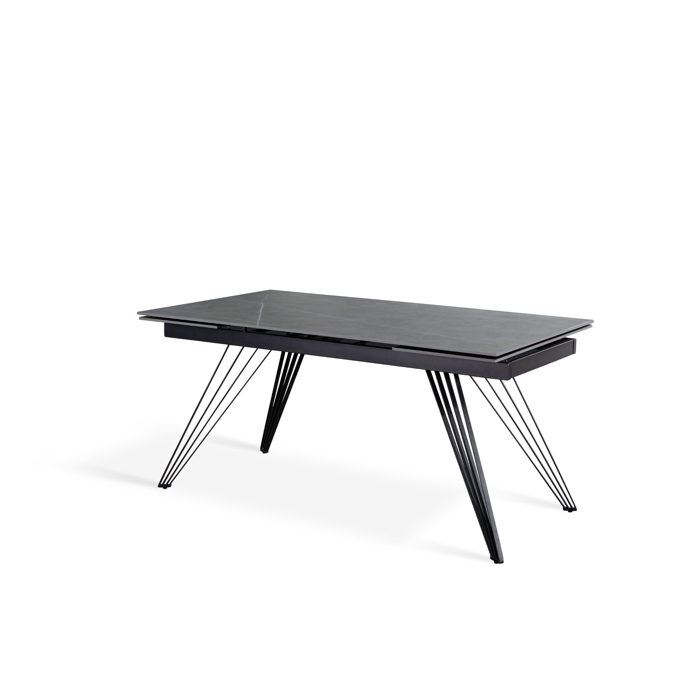 Tavolo allungabile "David1" piano in ceramica cm 160/240x90 76h