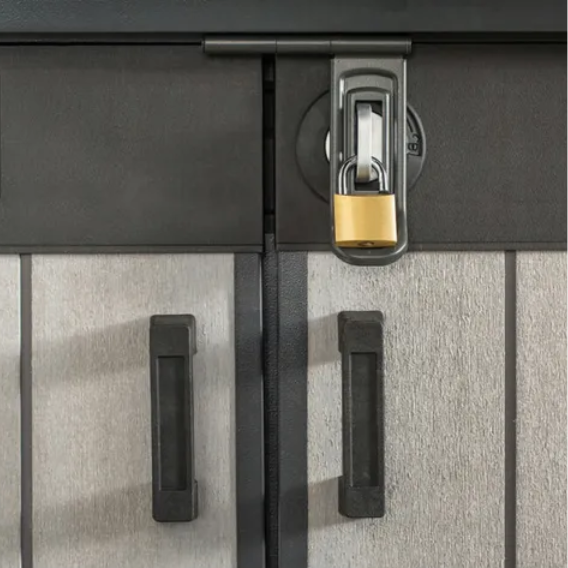 Baule da esterno multiuso "Box" in resina 2 ante cm 190,5x109,3 135,5h