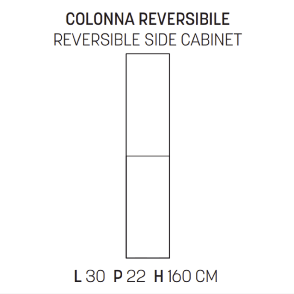 Mobile da bagno sospeso 2 cassetti "Tobias" specchio retroilluminato - MondoViro