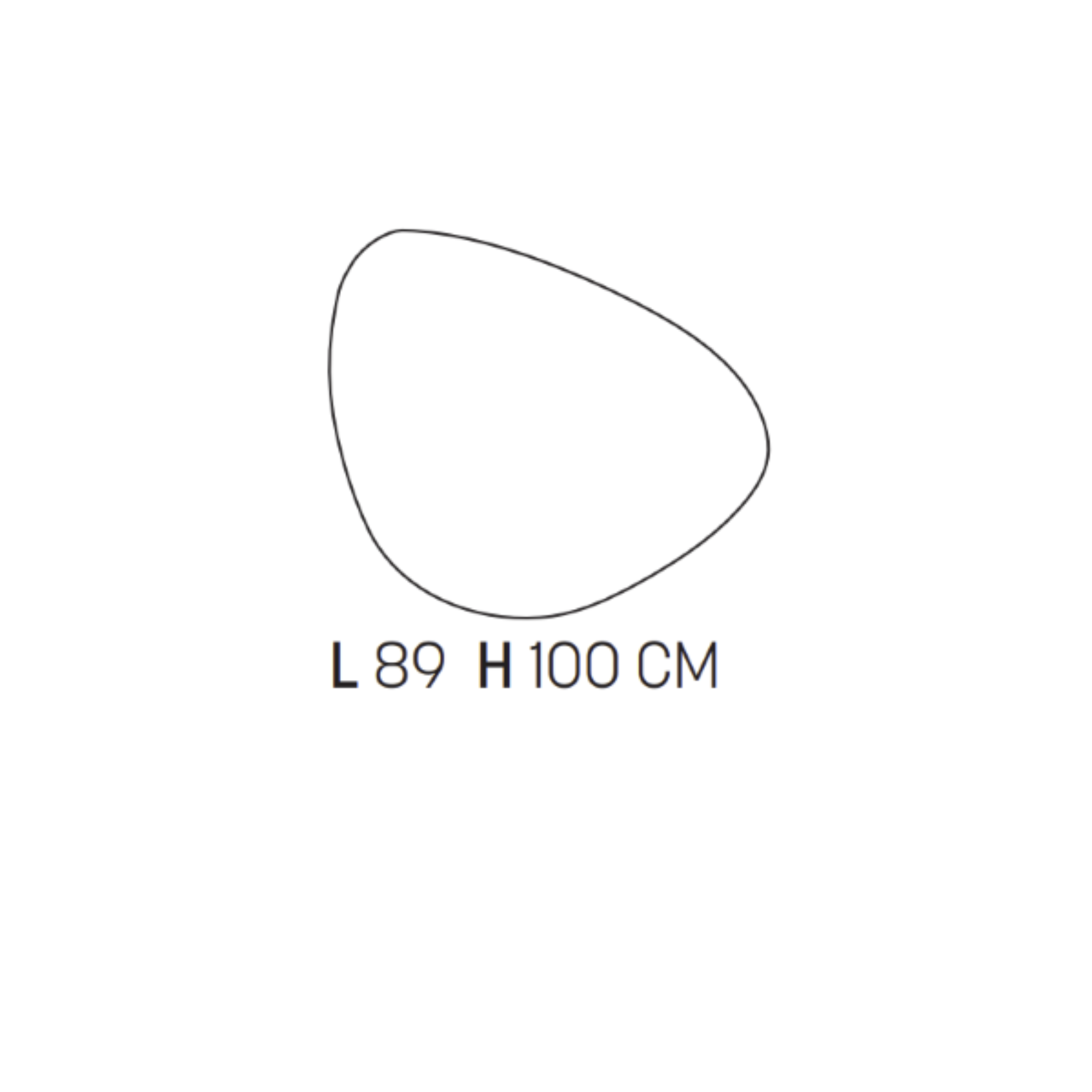 Mobile da bagno in legno 2 cassetti "Denim100" con lavabo e specchio Led